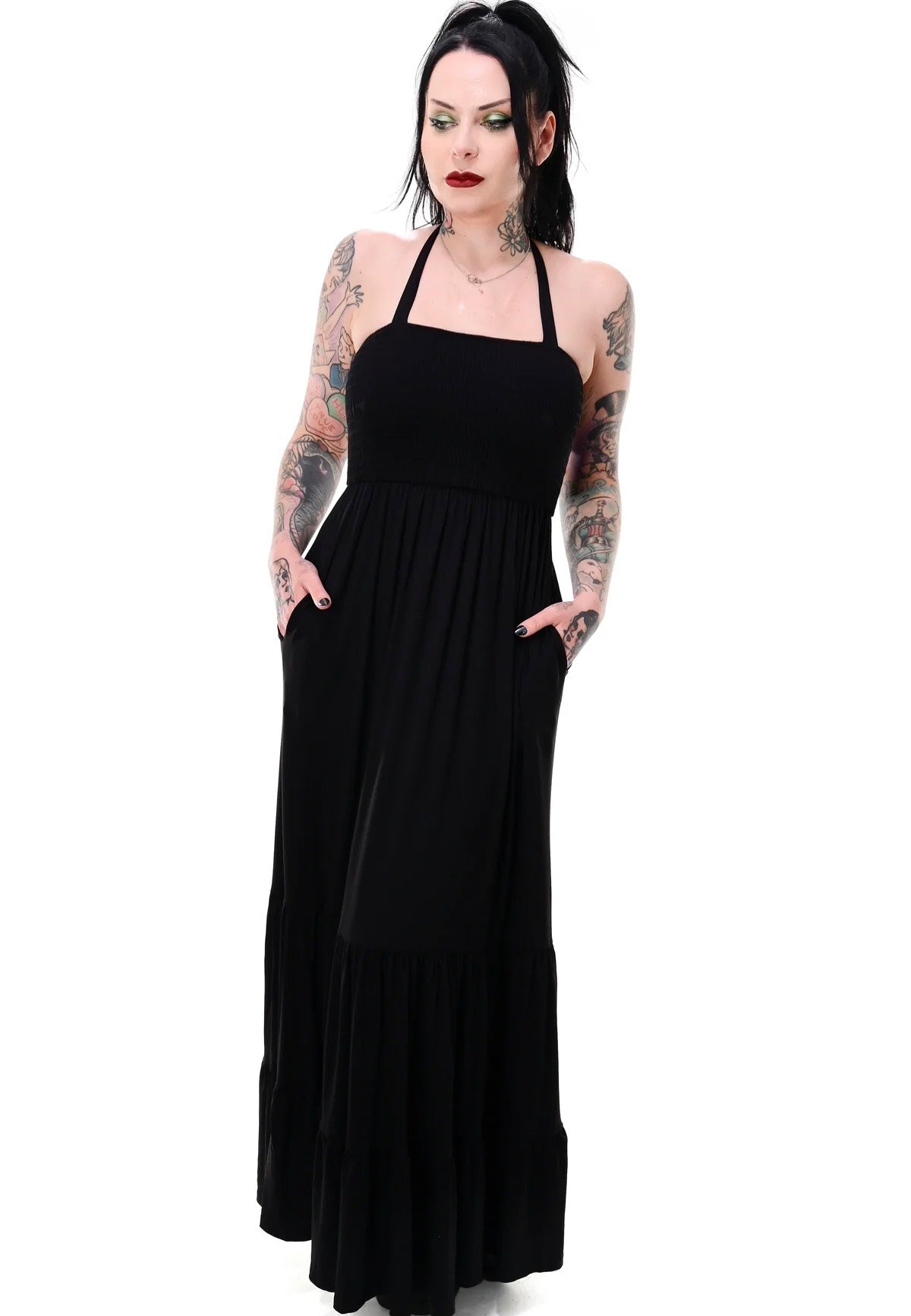 Foxblood - June Maxi Black - Dress | Women-Image