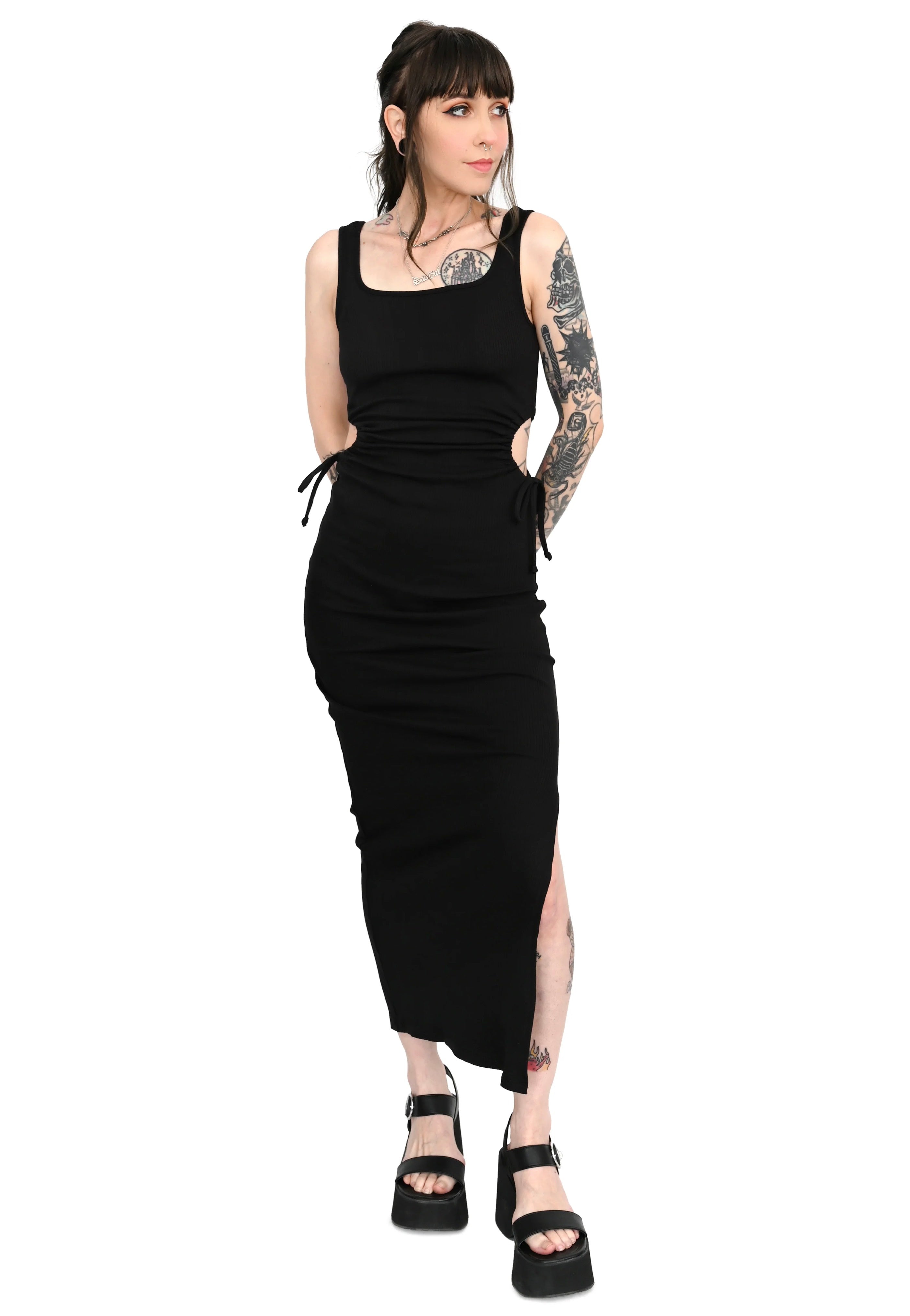 Foxblood - Ella Maxi Black - Dress | Women-Image