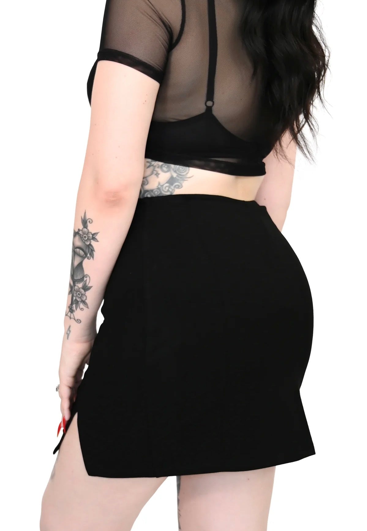 Foxblood - Bridget Mini With Built In Shorts Black - Skirt | Women-Image