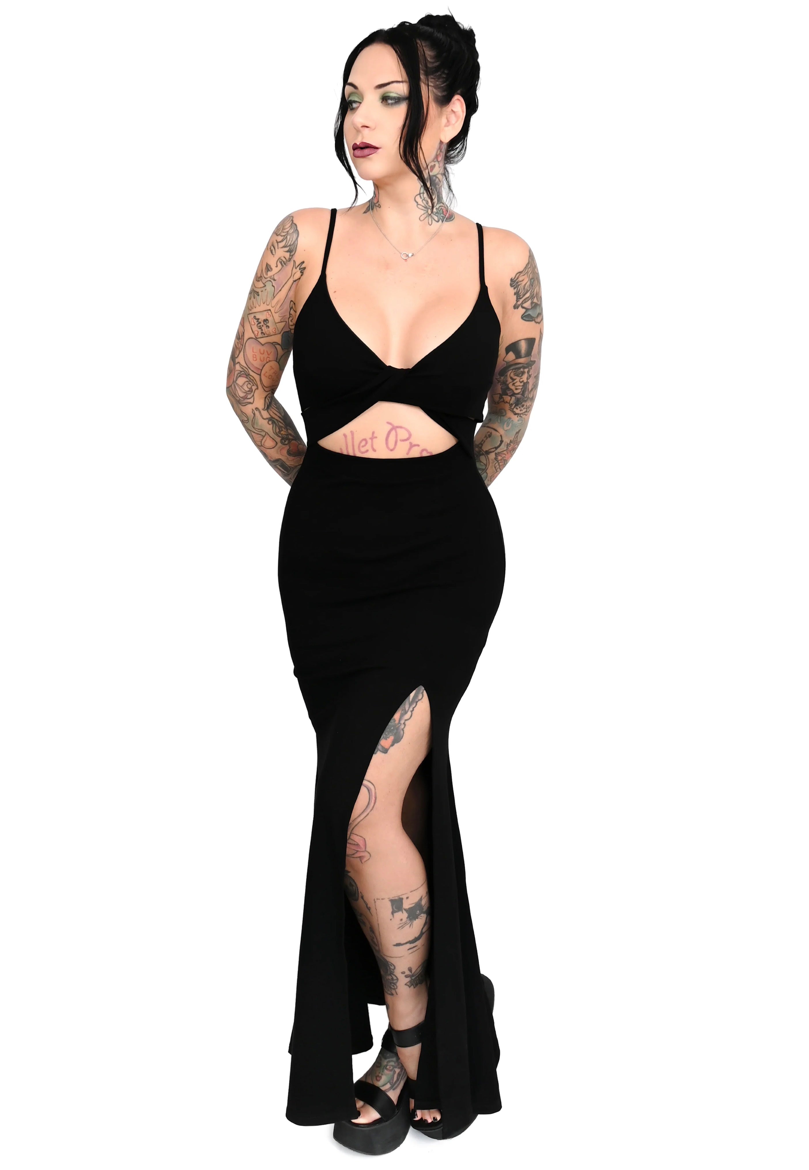 Foxblood - Madison Black - Dress | Women-Image