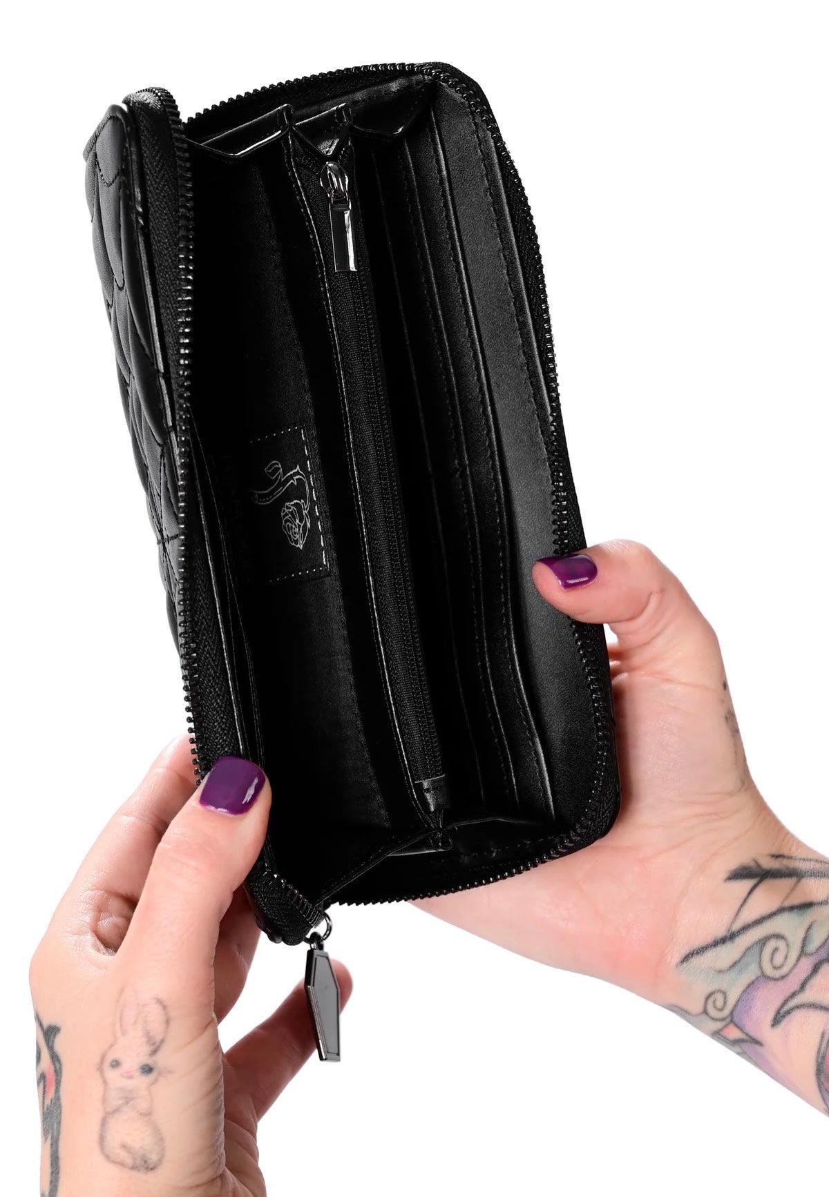 Foxblood - Spiderweb All Black - Wallet | Neutral-Image