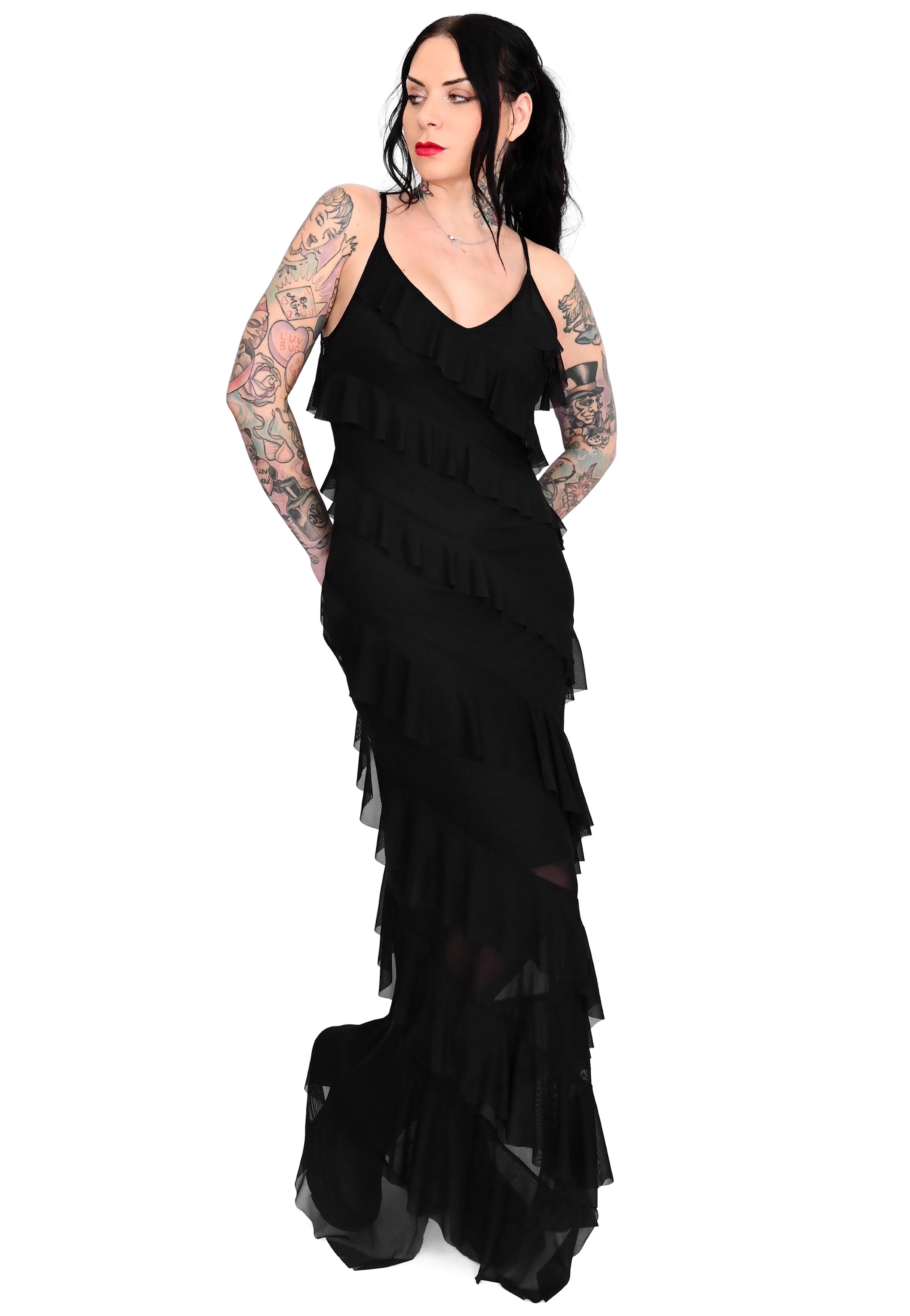 Foxblood - Sofia Maxi Black - Dress | Women-Image