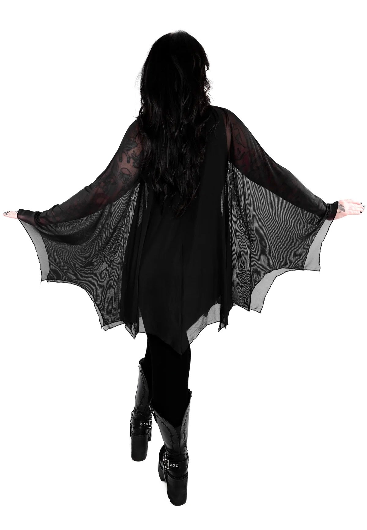 Foxblood - Nocturnal Black - Cloak | Women-Image