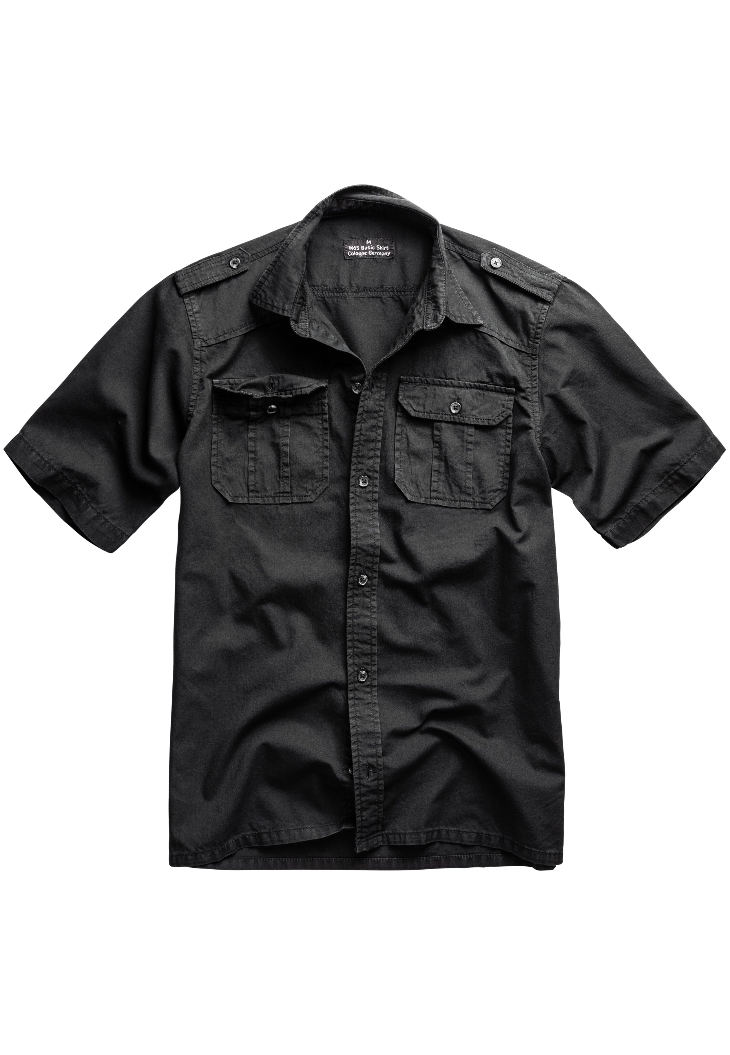 Surplus - M65 Basic Short Arm Black - Shirt | Men-Image