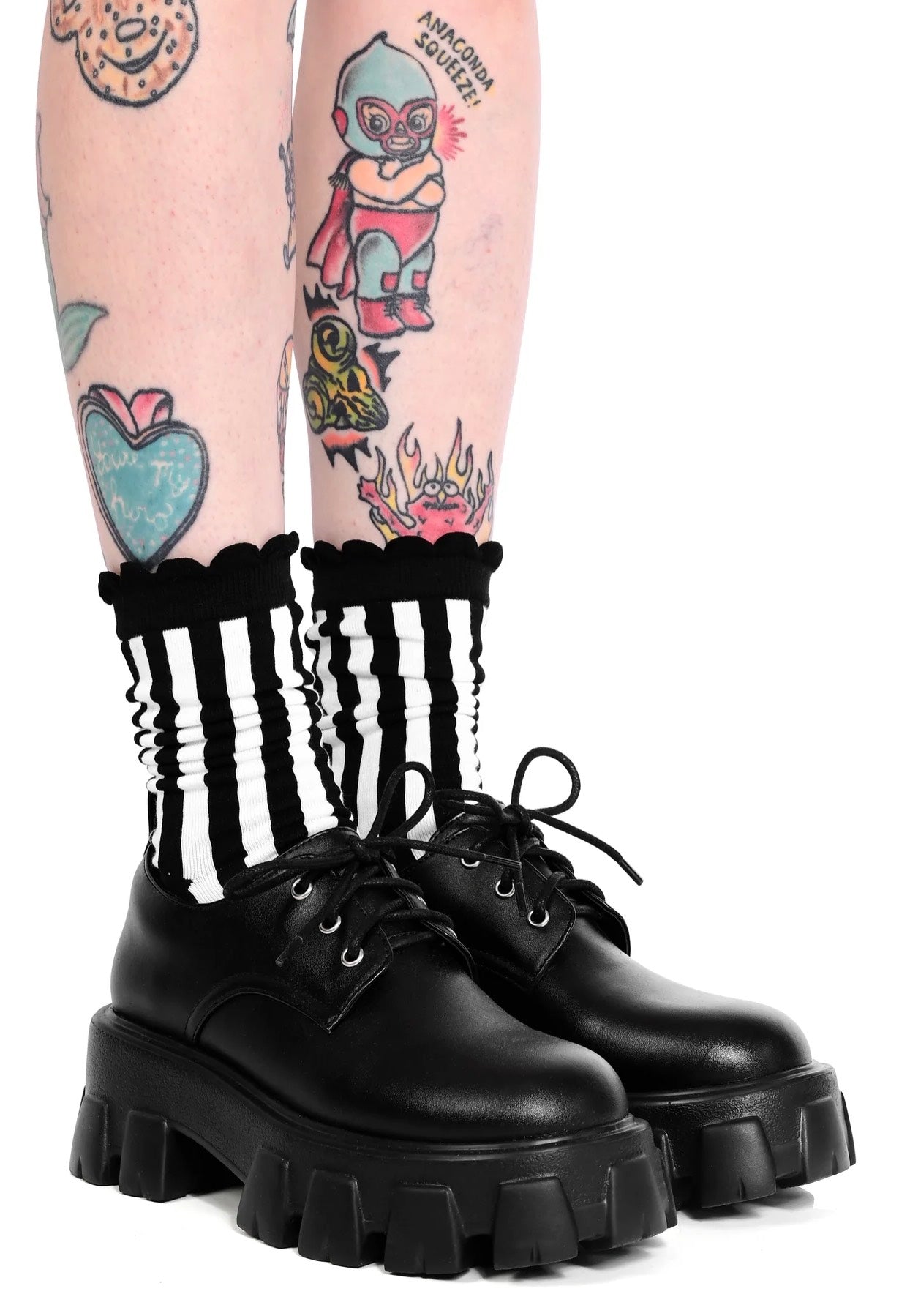 Foxblood - Platform Oxford Black - Girl Shoes | Women-Image