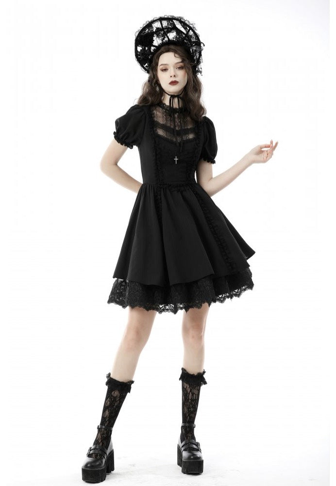 Dark in Love - Gothic Lolita Tulle Chest Doll - Dress | Women-Image