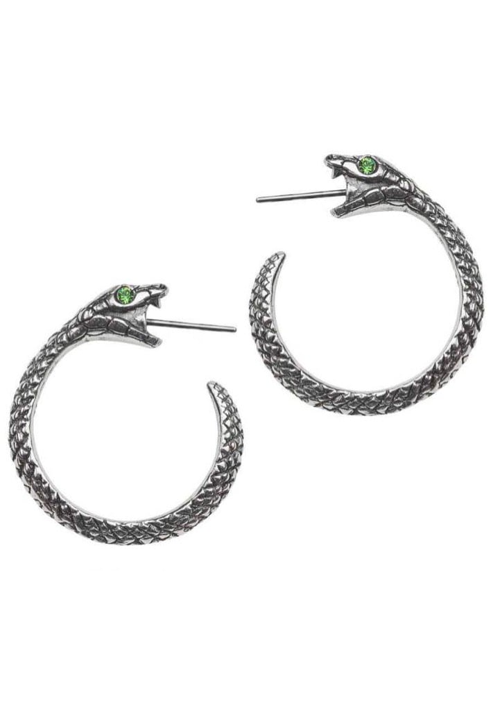 Alchemy England - The Sophia Serpent Silver - Earrings | Neutral-Image