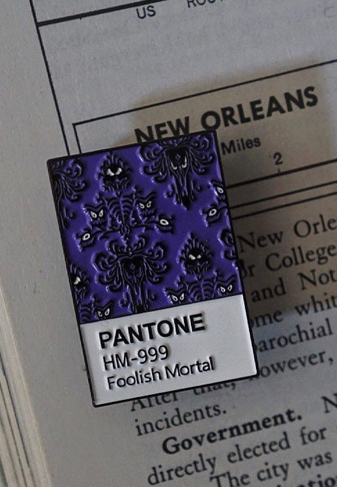 Lively Ghosts - Haunted Mansion Pantone - Pin | Neutral-Image