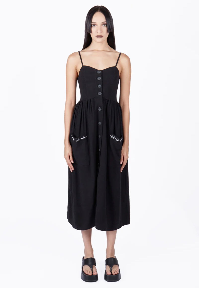 Mary Wyatt - Ebony Button Down - Dress | Women-Image