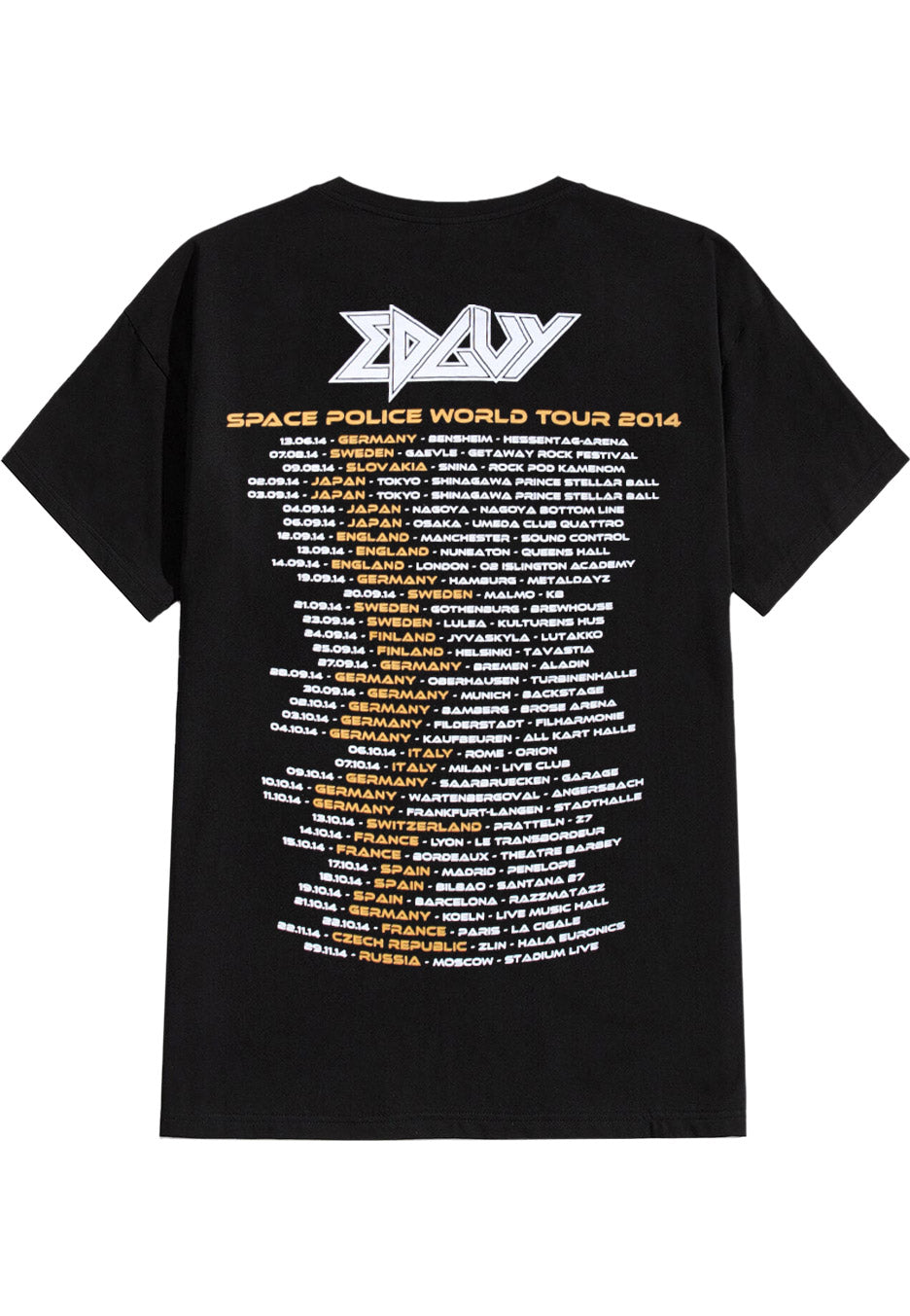 Edguy - Space Police Tour 2014 - T-Shirt | Neutral-Image