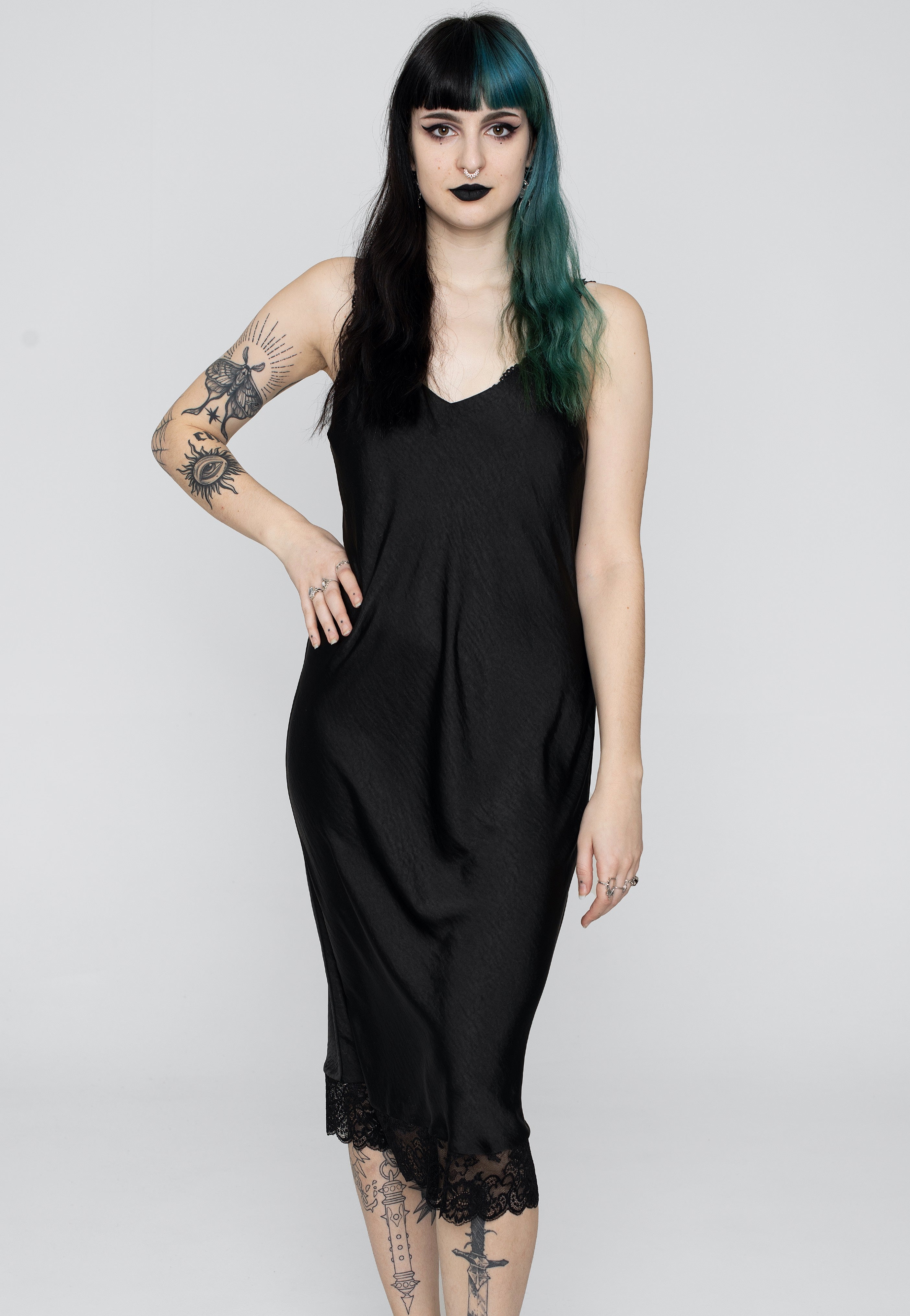 Dark Moon - Elis Satin - Dress | Women-Image