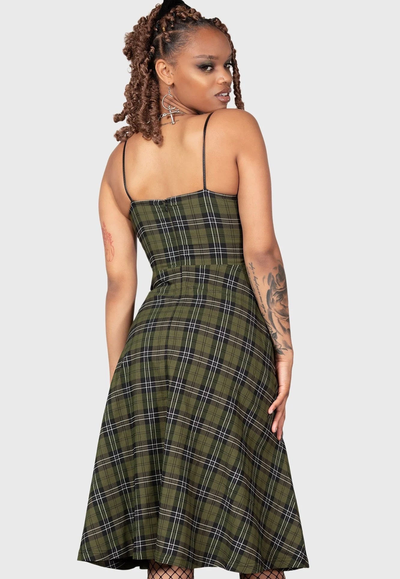 Killstar - Elyswyth Strapless Green - Dress | Women-Image