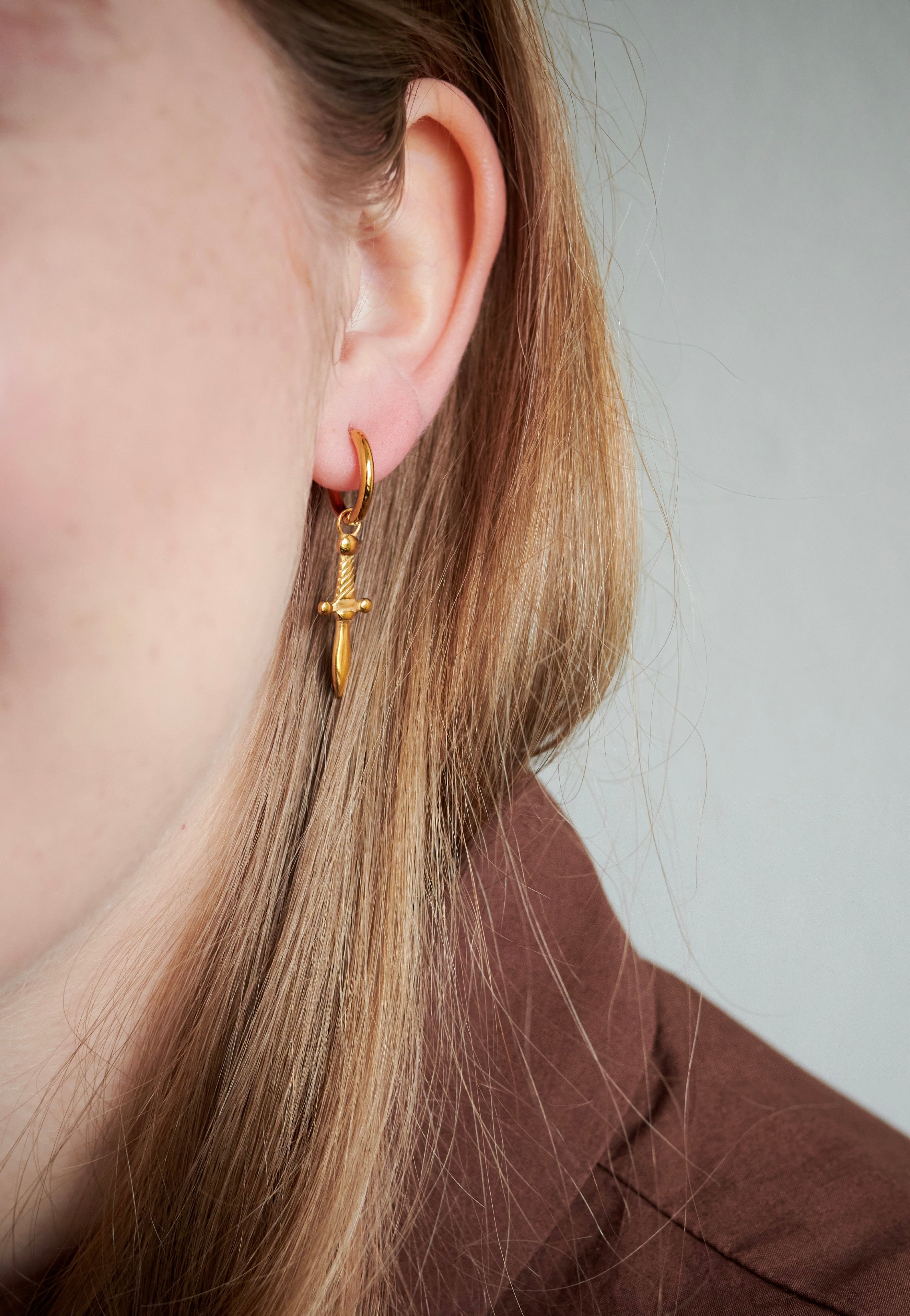 Wildcat - Little Sword Gold - Earrings | Neutral-Image