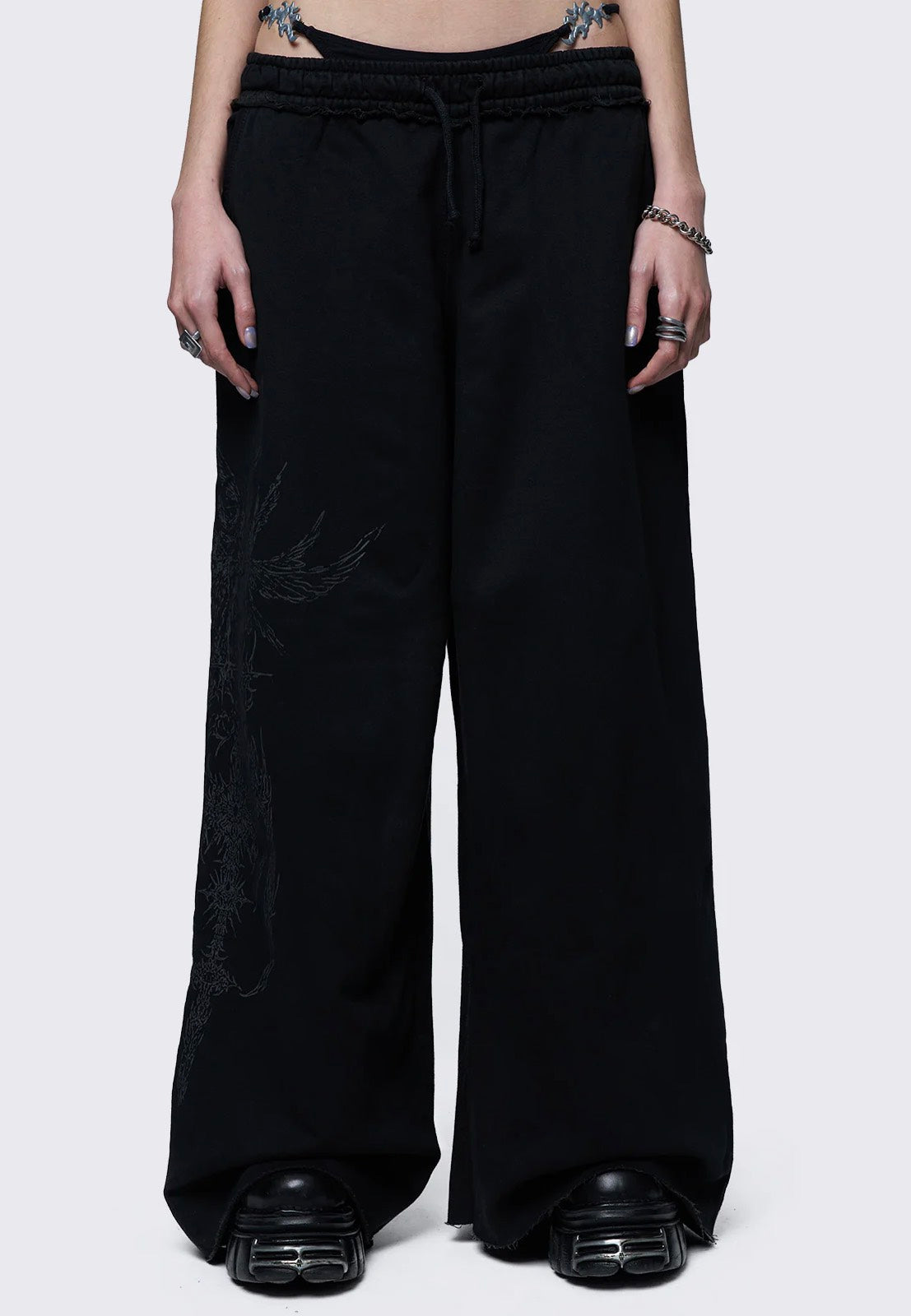 Minga London - Enigmatic Black - Sweat Pants | Women-Image