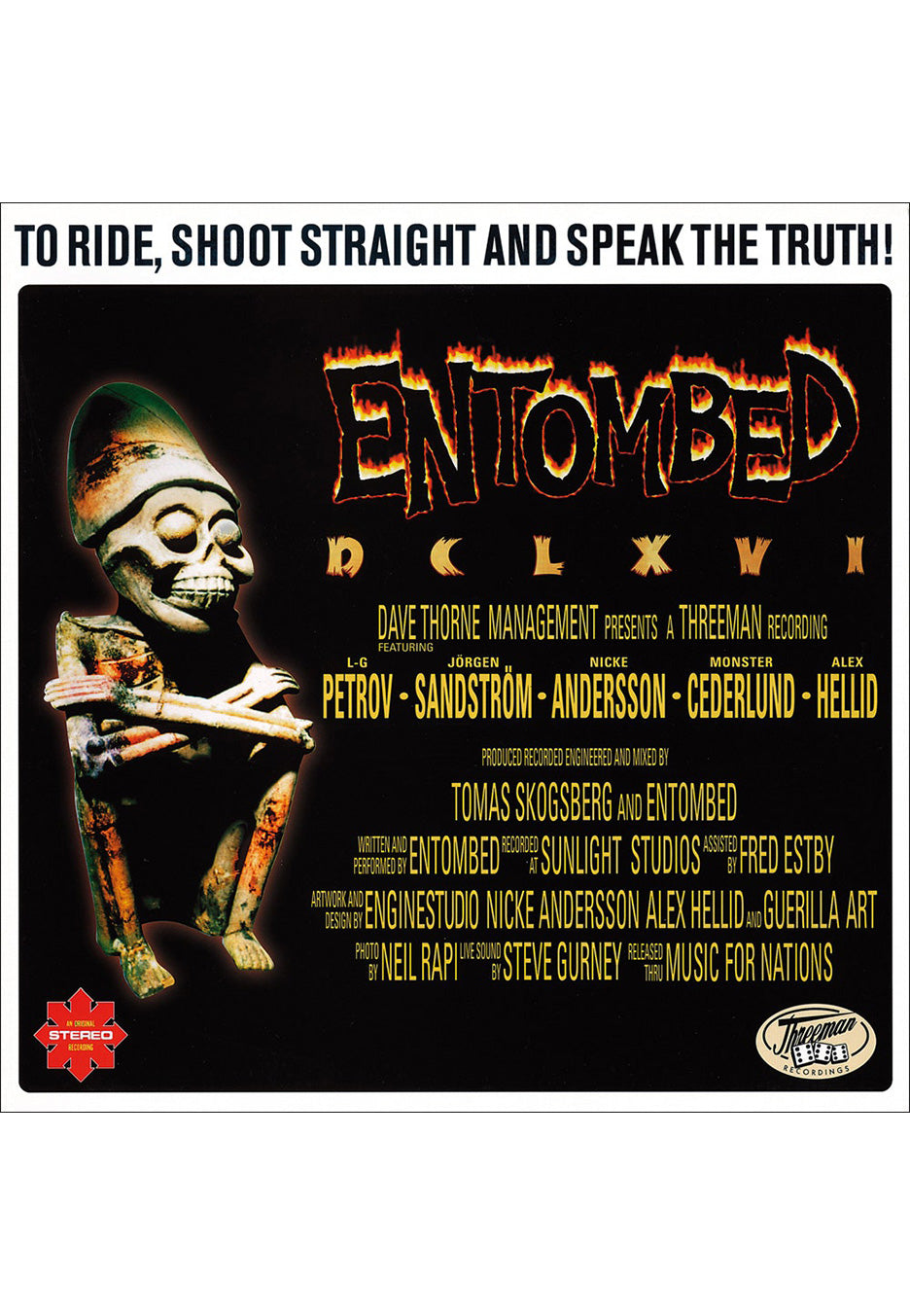 Entombed - Dclxvi To Ride  Shoot Straight And Speak The Truth Red - Colored Vinyl | Neutral-Image