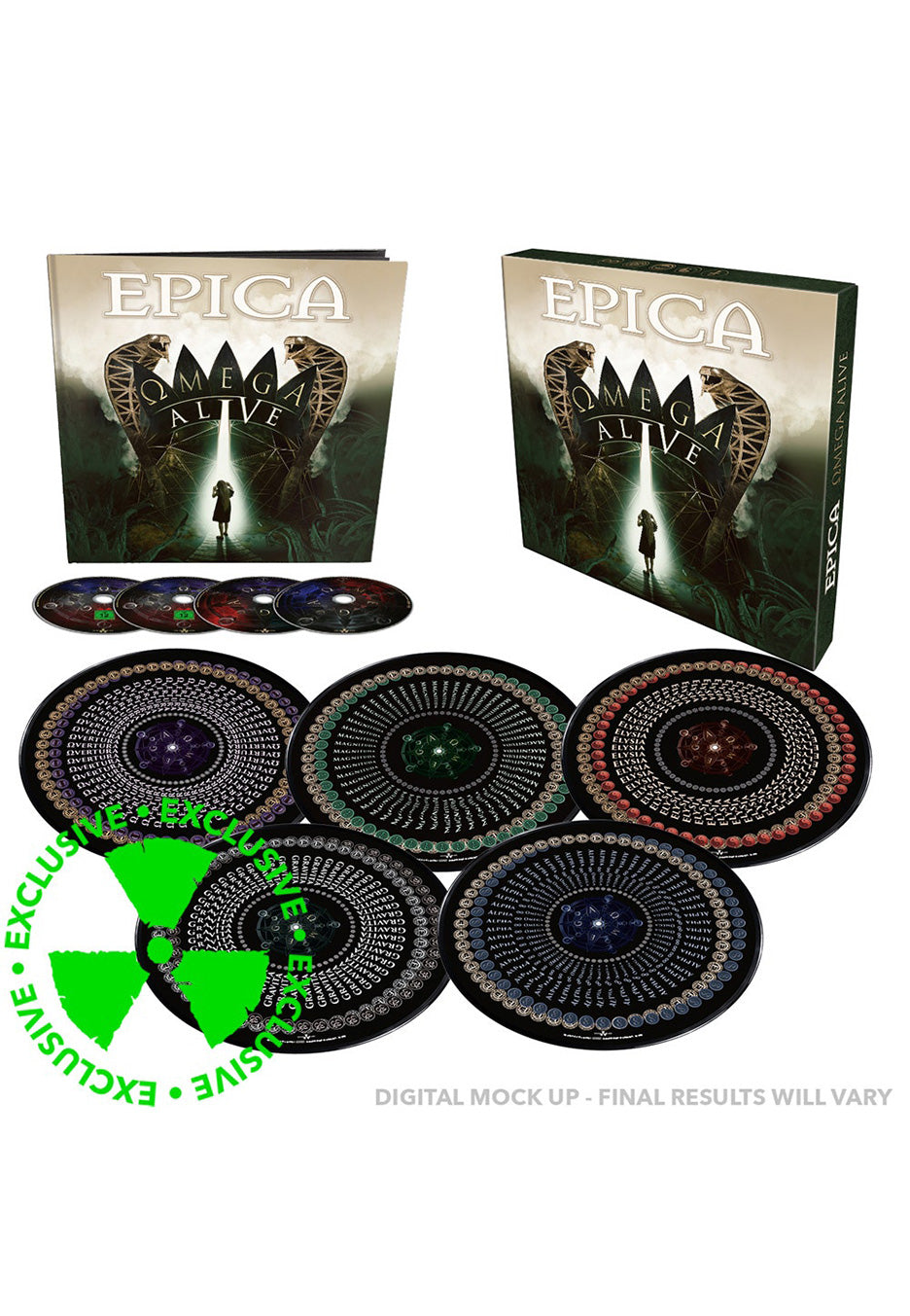 Epica - Omega Alive Ltd. - Picture Vinyl Boxset | Neutral-Image