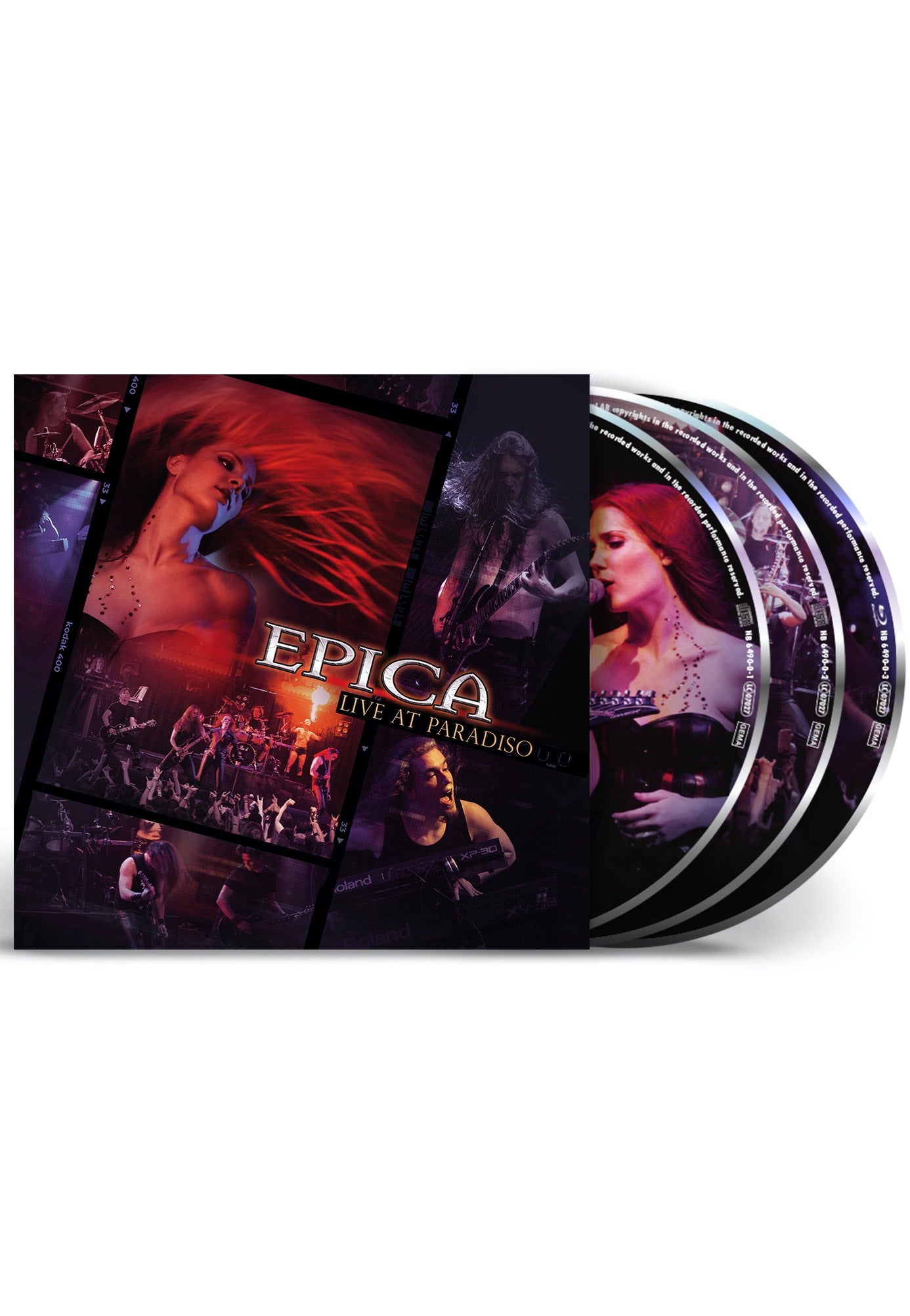 Epica - Live At Paradiso Ltd. - Digipak 2 CD + Blu Ray | Neutral-Image