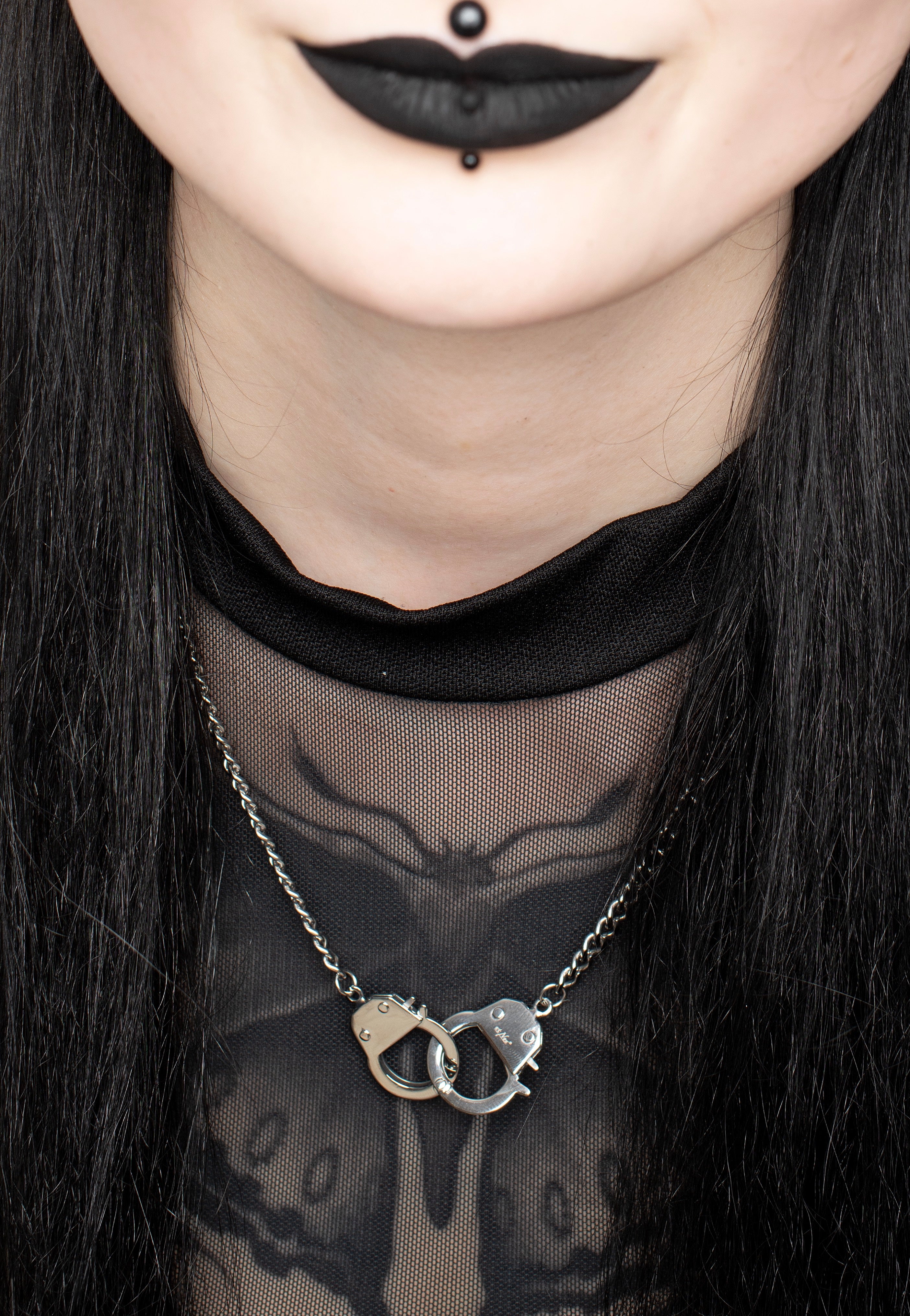 etNox - Chained And Locked Silver - Necklace | Neutral-Image