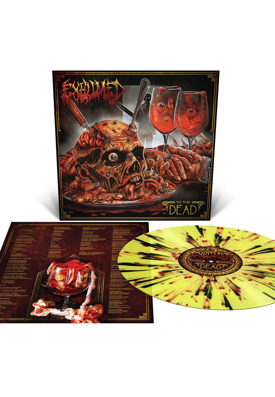 Exhumed - To The Dead Yellow - Splattered Vinyl | Neutral-Image