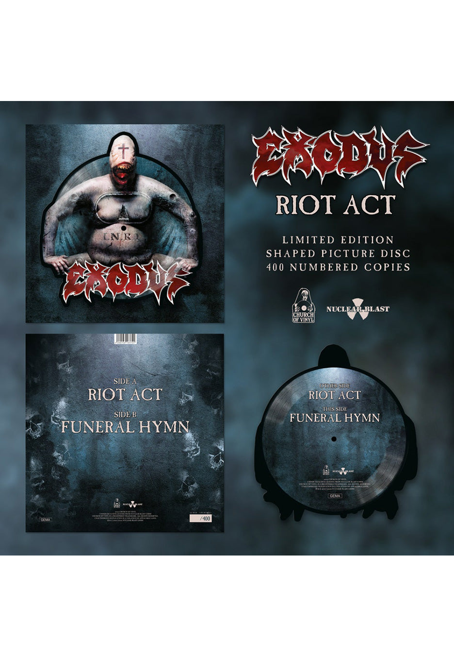 Exodus - Riot Act Picture - Colored Mini Vinyl | Neutral-Image