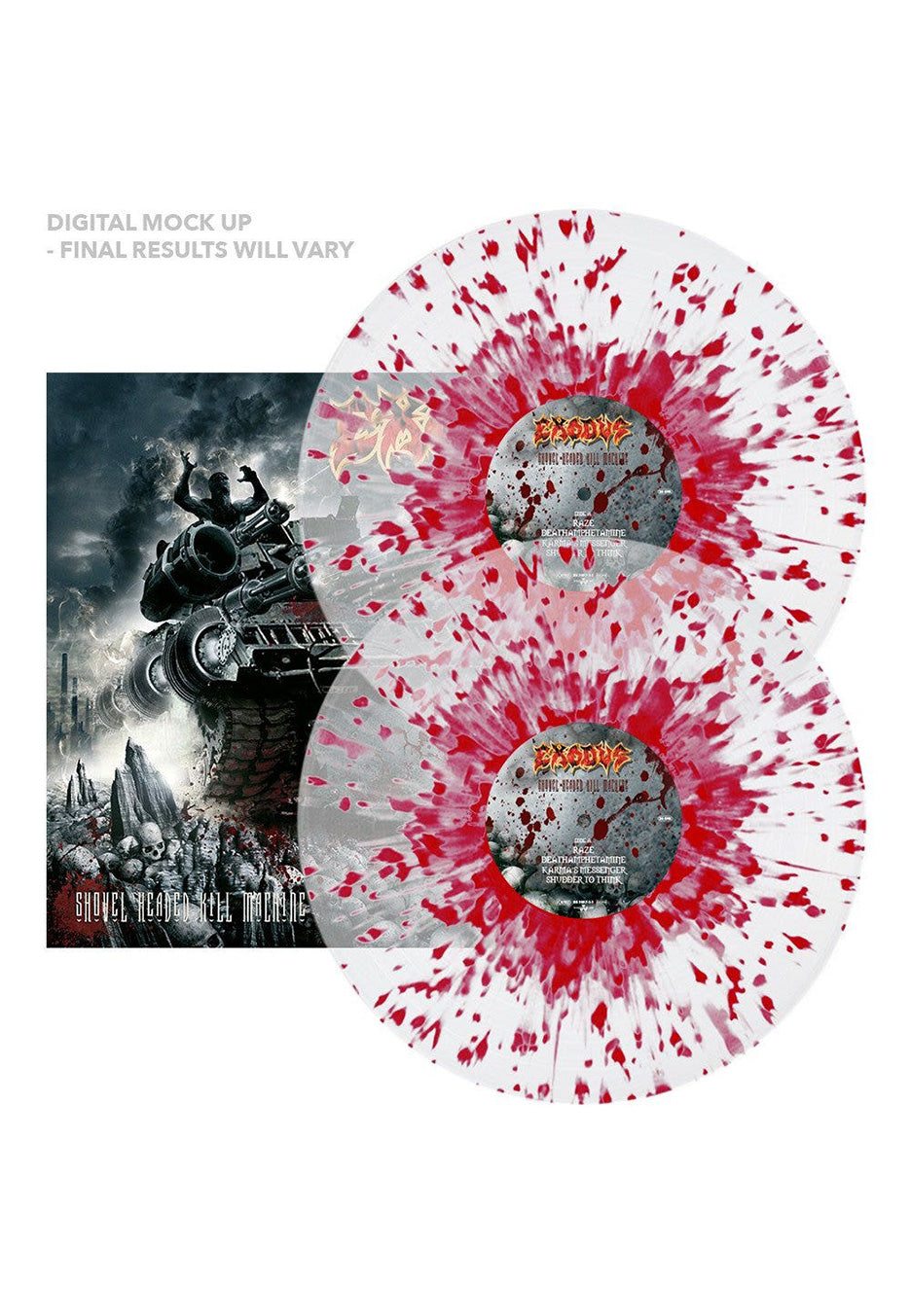 Exodus - Shovel Headed Kill Machine Clear/Red Splatter - Splattered 2 Vinyl | Neutral-Image