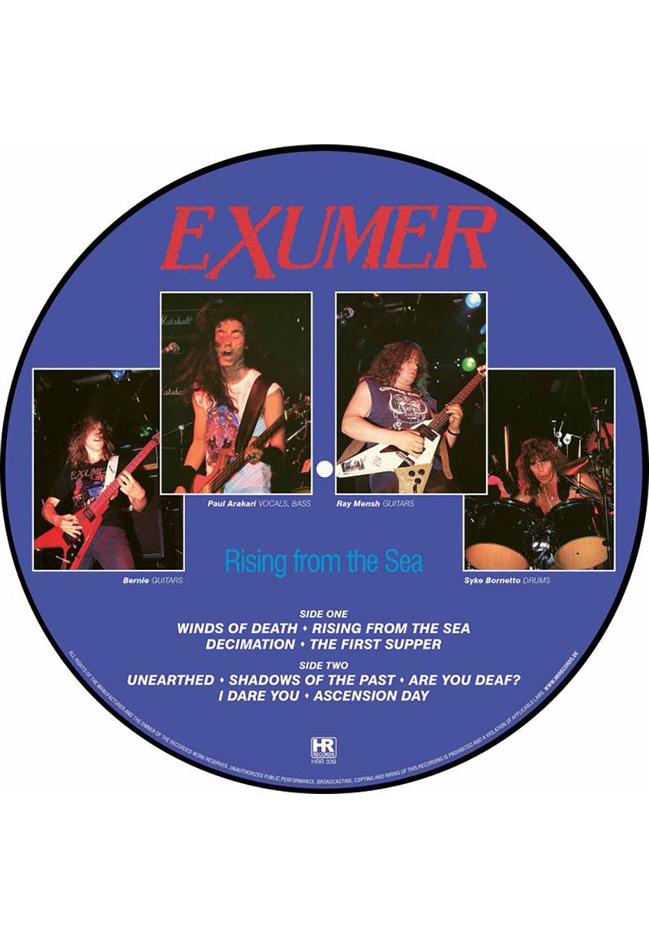 Exumer - Rising From The Sea Picture - Colored Vinyl | Neutral-Image