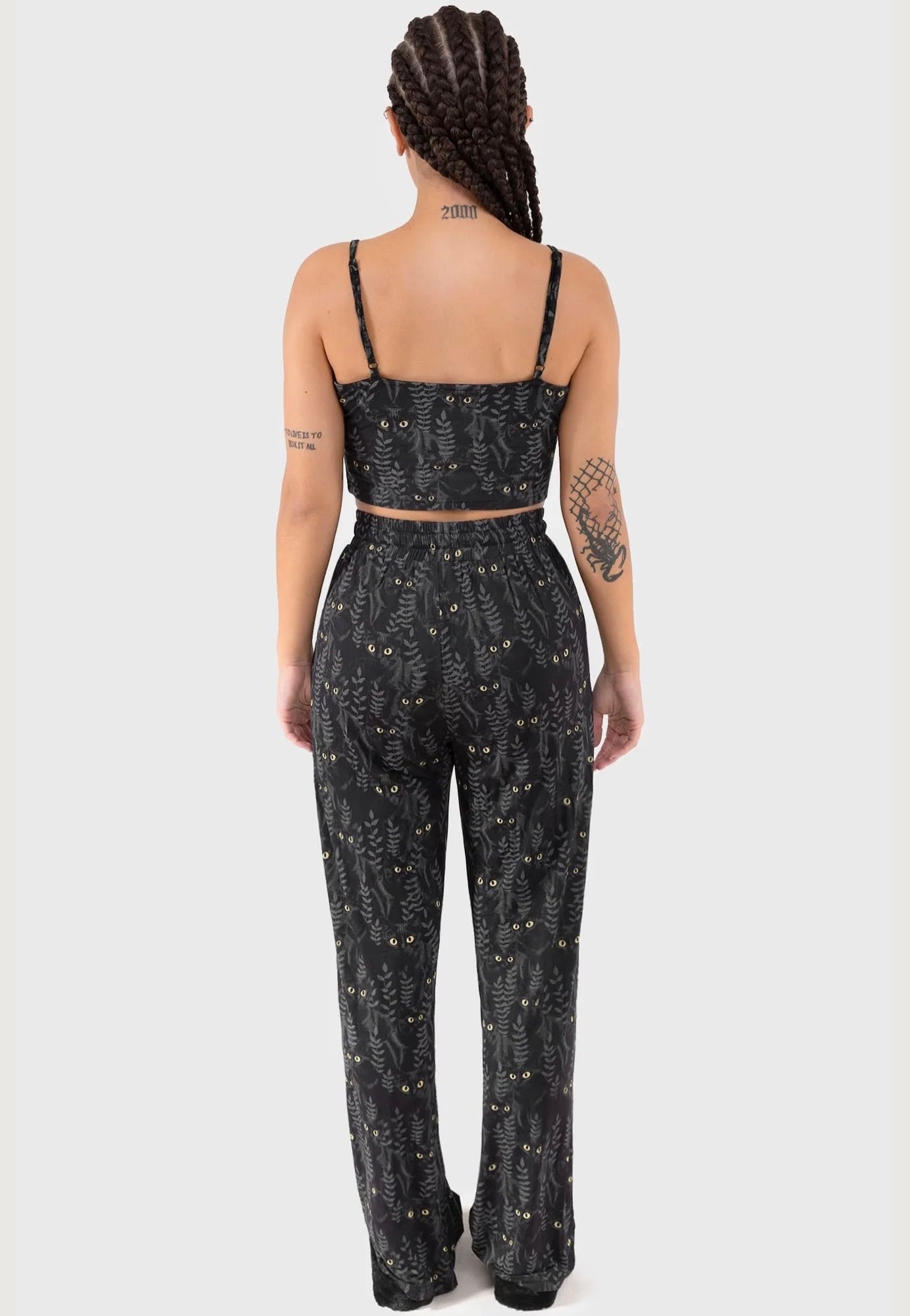 Killstar - Familiar Woods Lounge Black - Pants | Women-Image