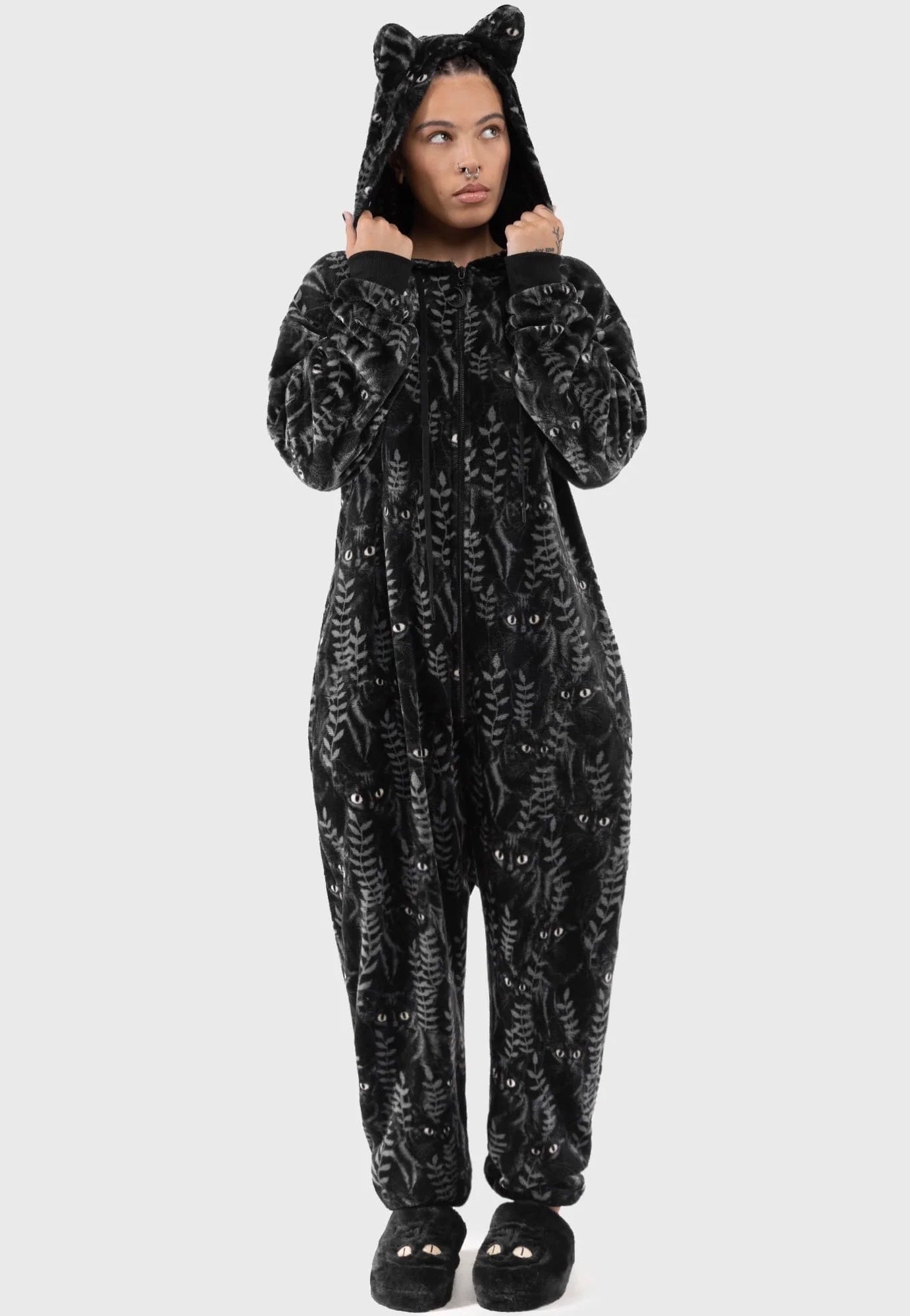 Killstar - Familiar Woods Black - Jumpsuit | Women-Image