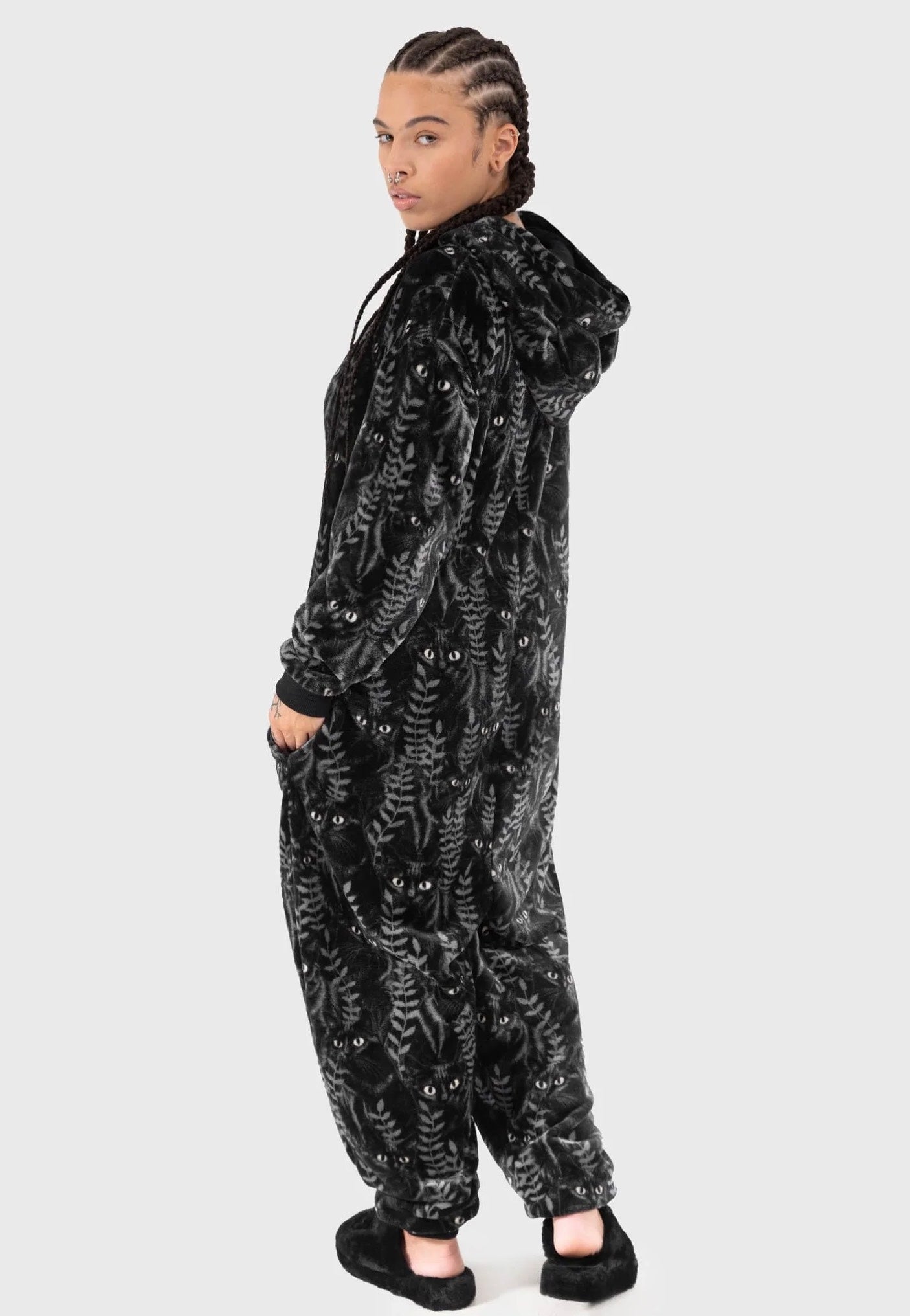 Killstar - Familiar Woods Black - Jumpsuit | Women-Image