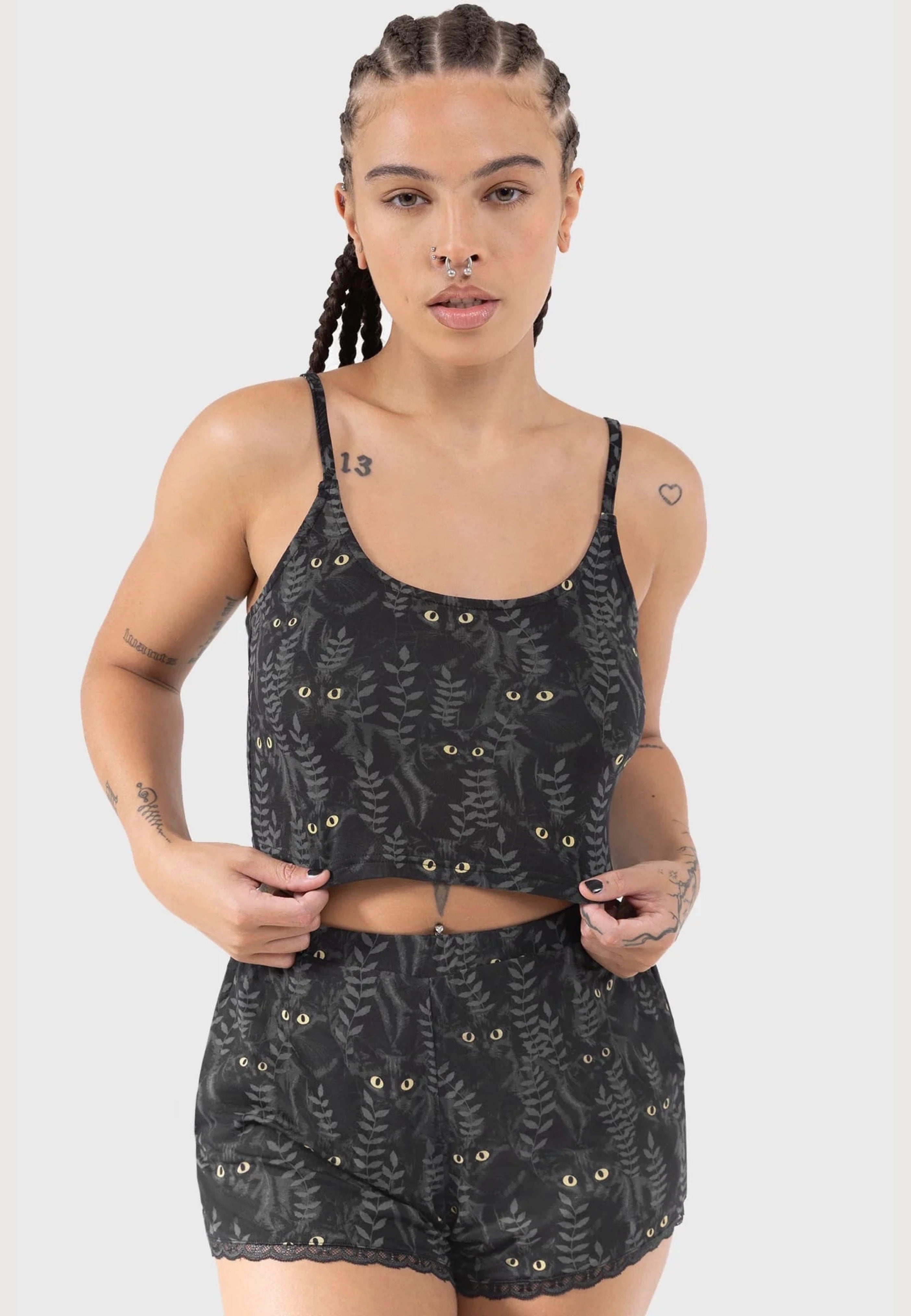 Killstar - Familiar Woods Cami Black - Top | Women-Image