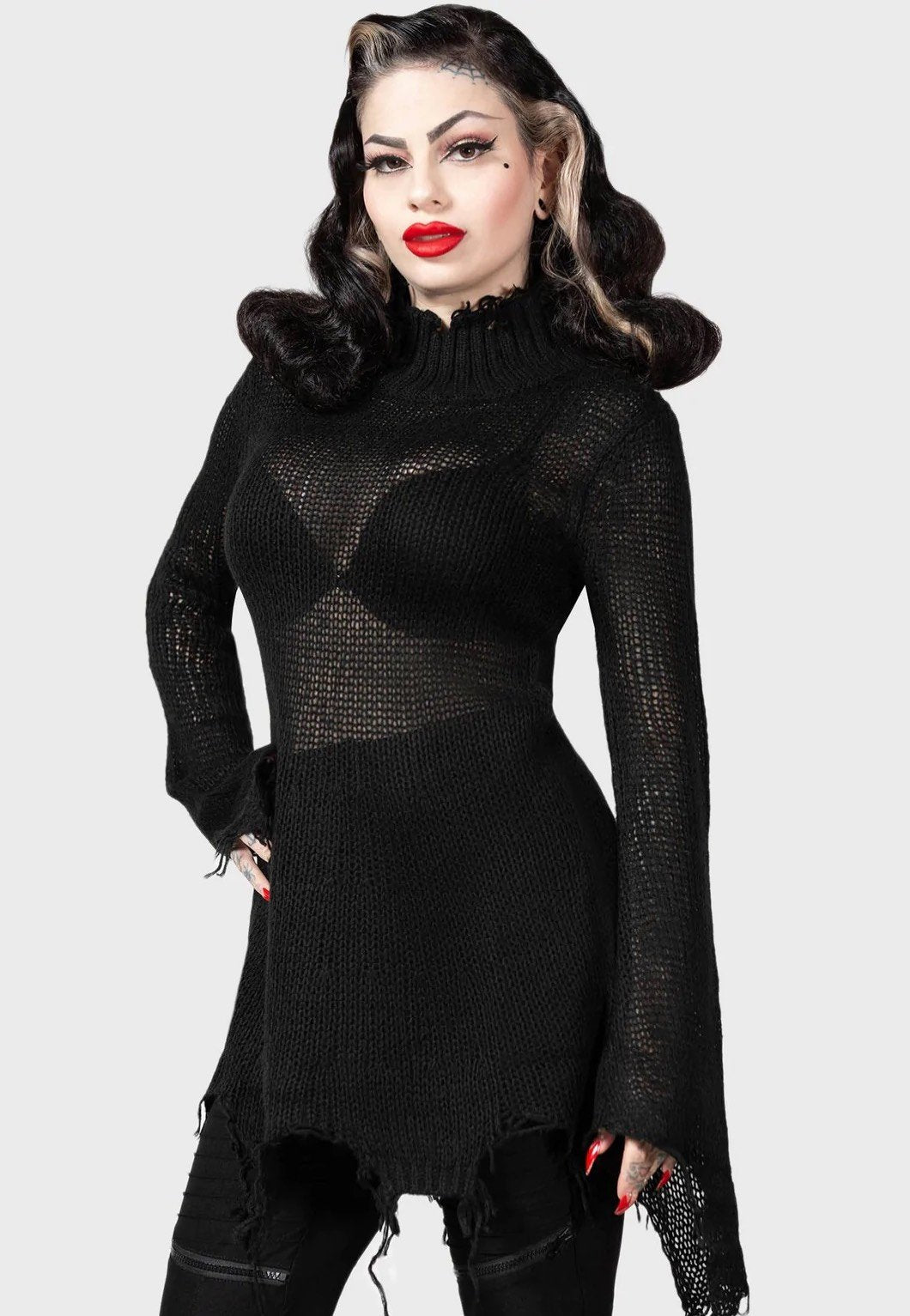 Killstar - Faylinn Black - Pullover | Women-Image