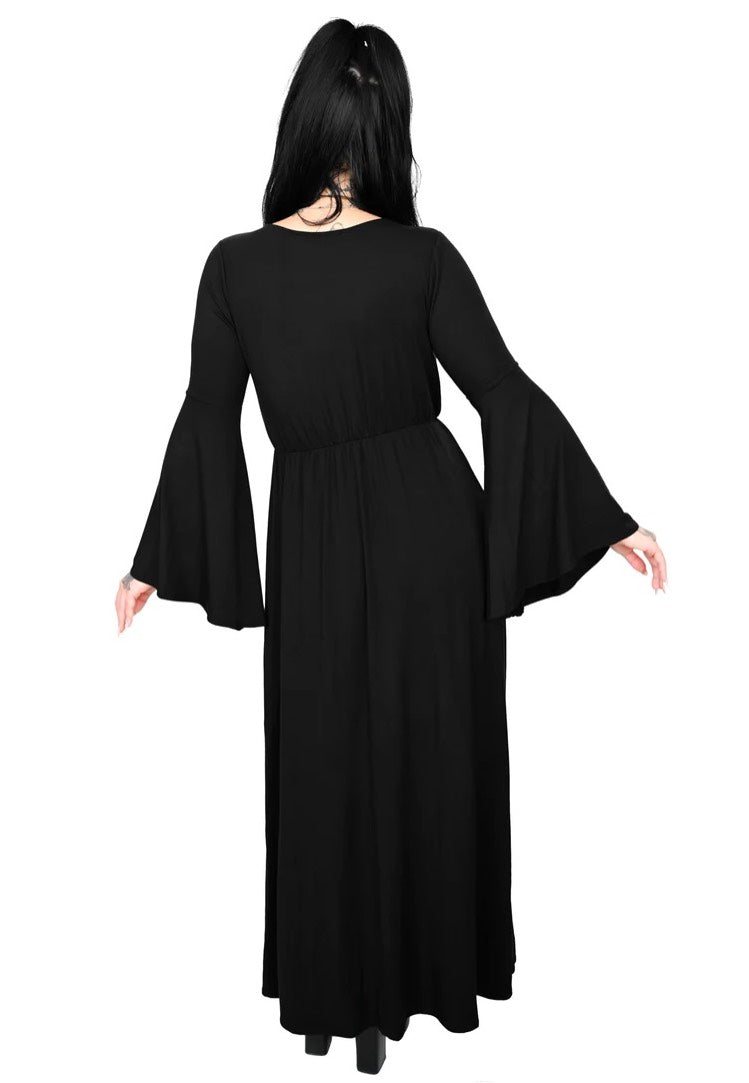 Foxblood - Cassandra Bell Sleeve Black - Dress | Women-Image