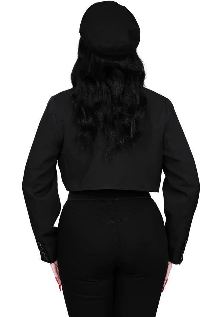 Foxblood - Crop Boss Black - Blazer | Women-Image