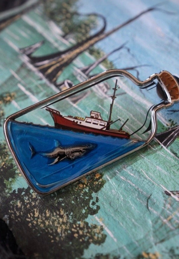 Lively Ghosts - Shipwrecked (A Jaws Inspired Pin) - Pin | Neutral-Image