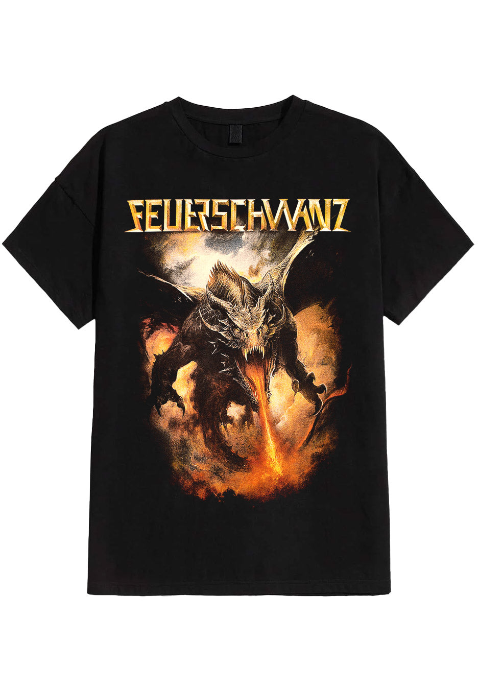 Feuerschwanz - Drache - T-Shirt | Neutral-Image