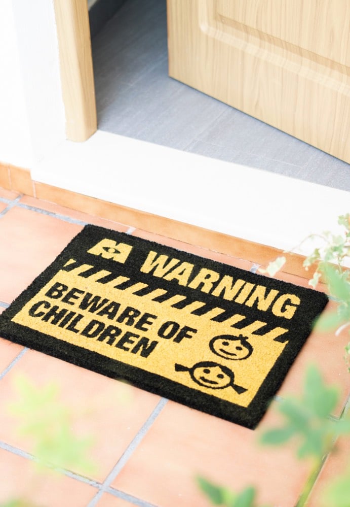 Monsters Inc. - Beware Of Children - Doormat | Neutral-Image