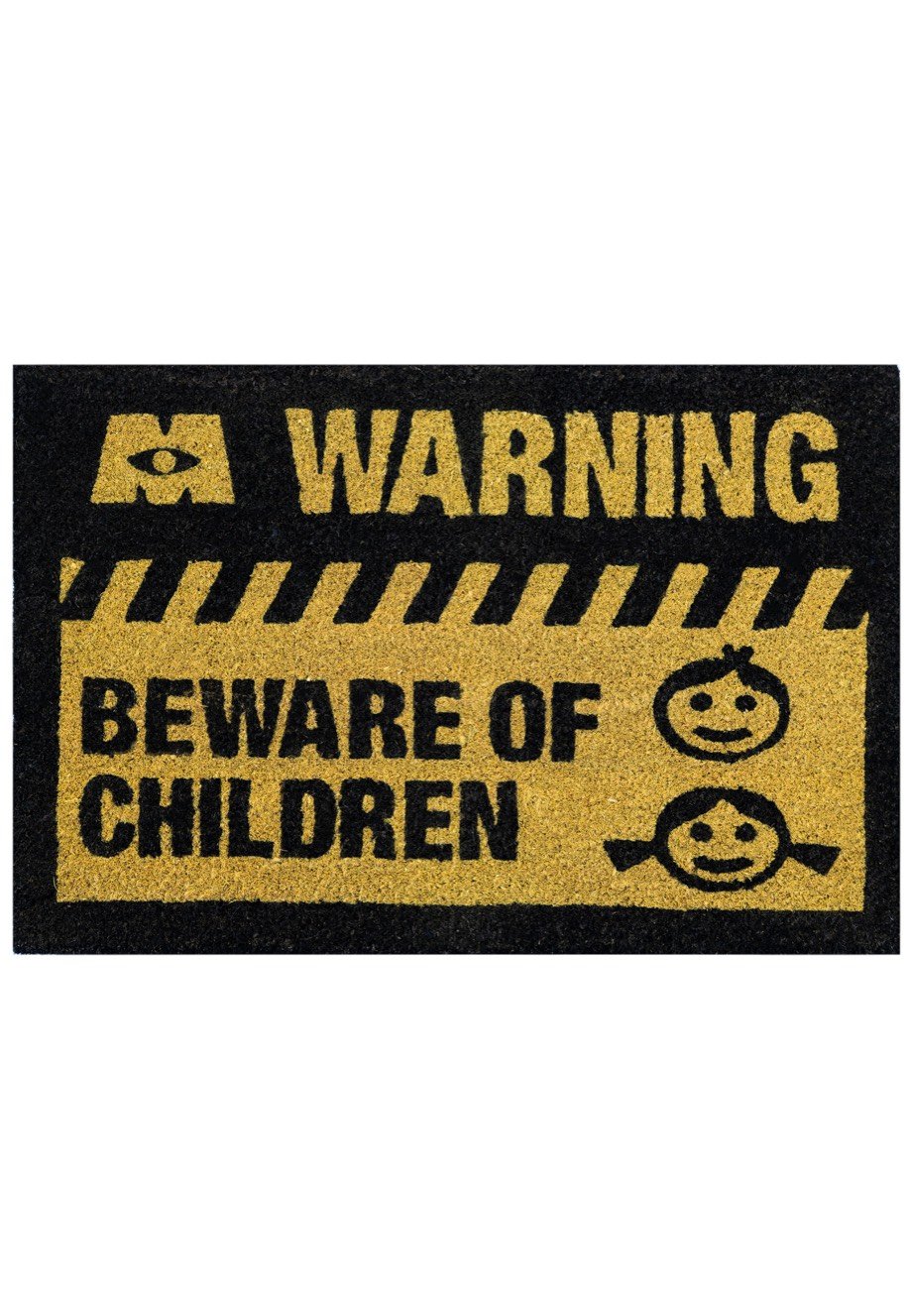 Monsters Inc. - Beware Of Children - Doormat | Neutral-Image