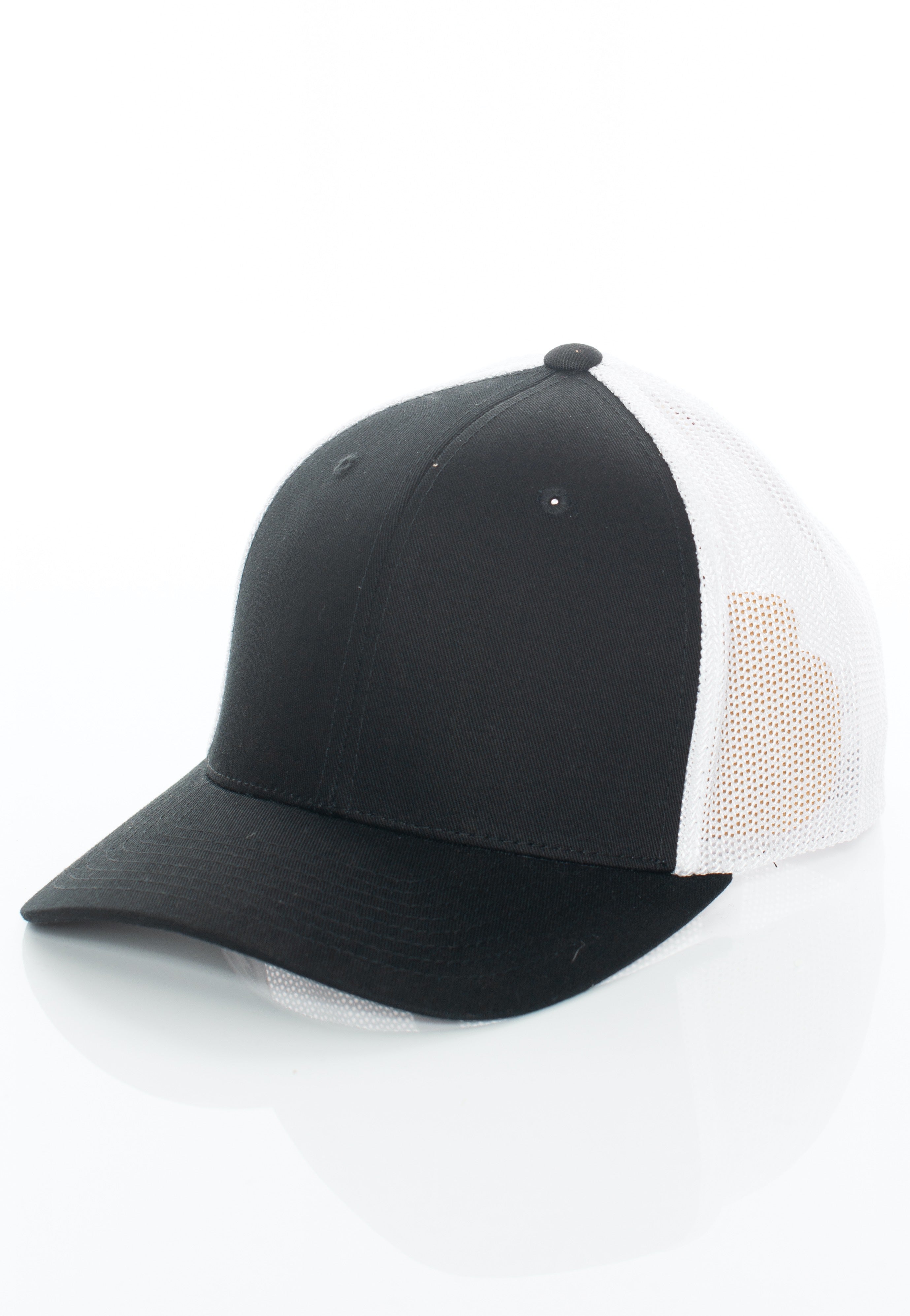 Flexfit - Trucker Recycled Mesh Black/White - Cap | Neutral-Image