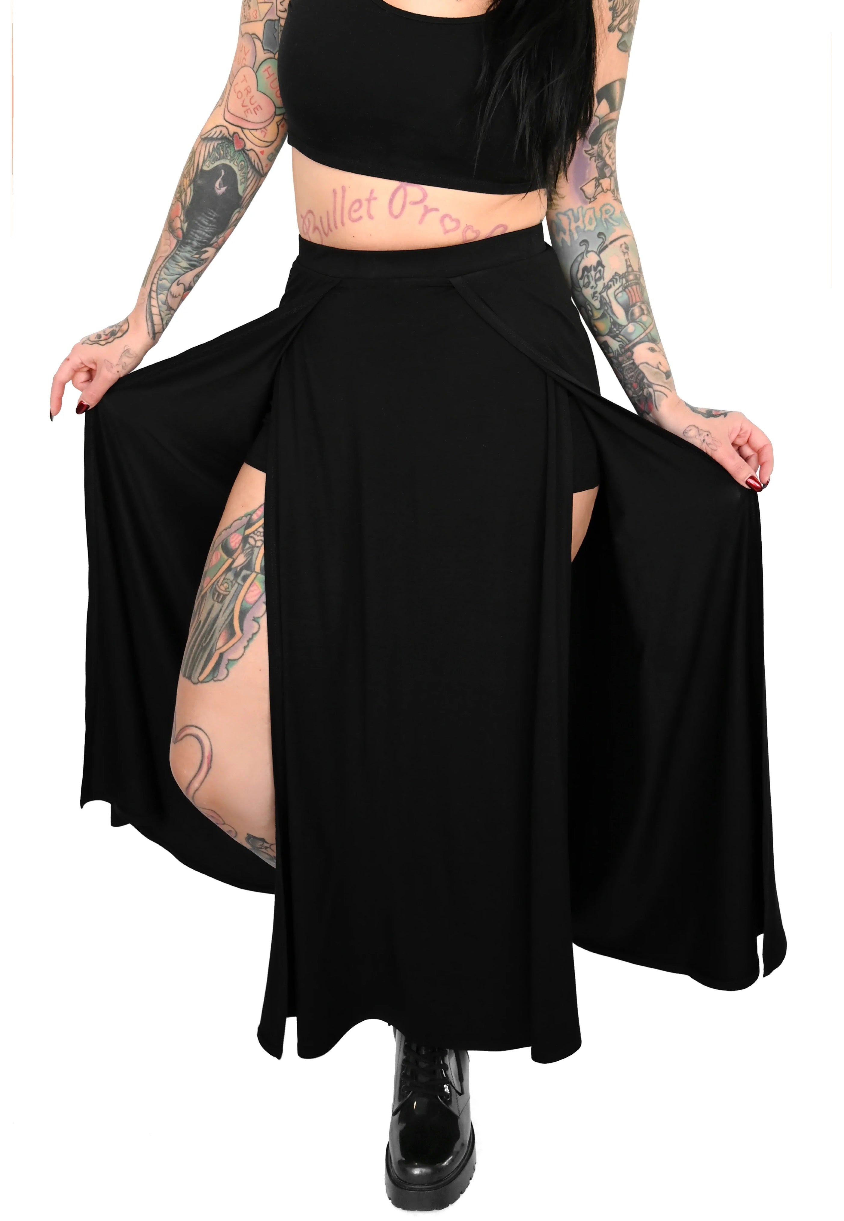 Foxblood - Darla Maxi with Built In Shorts - Skirt | Women-Image