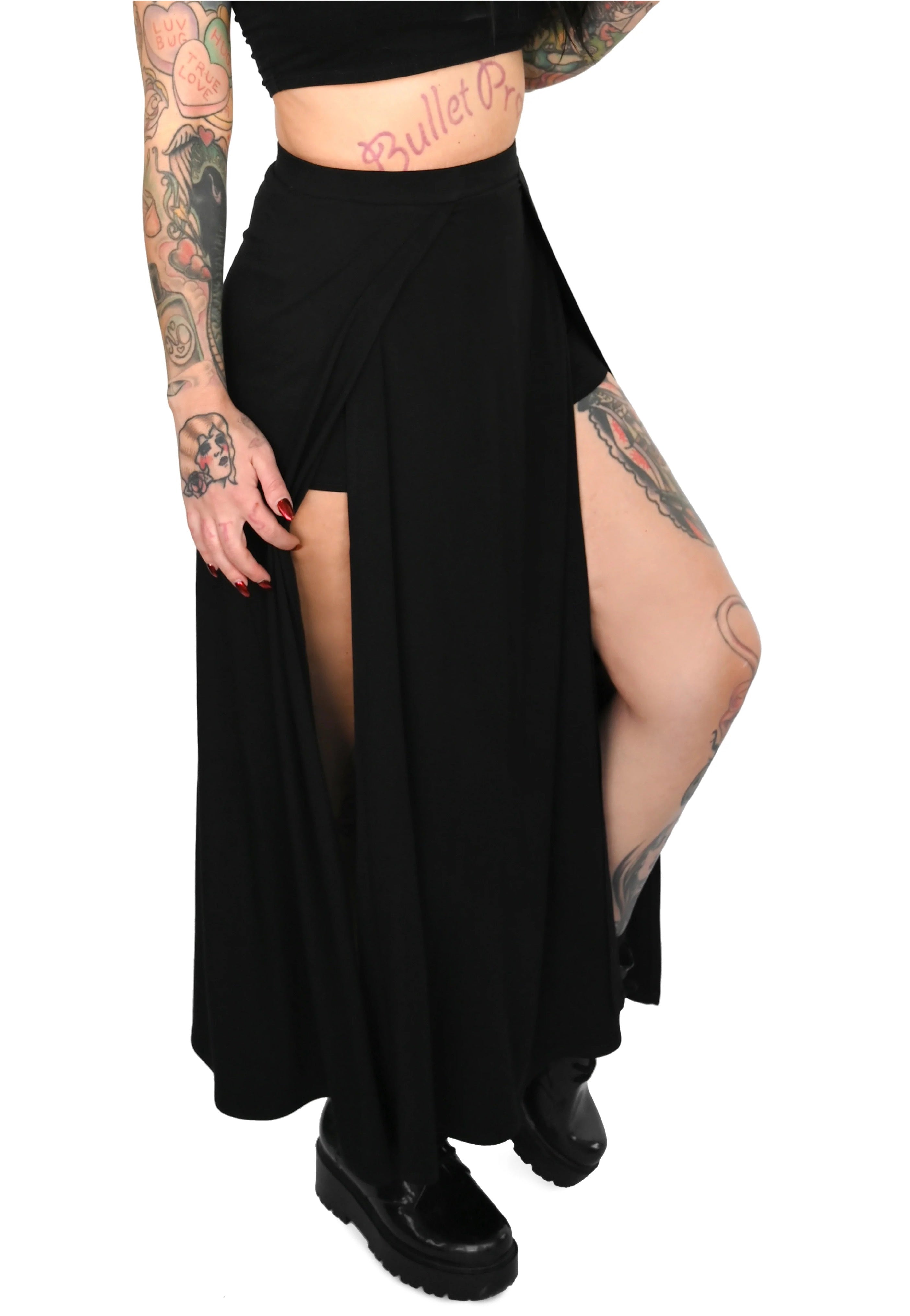 Foxblood - Darla Maxi with Built In Shorts - Skirt | Women-Image