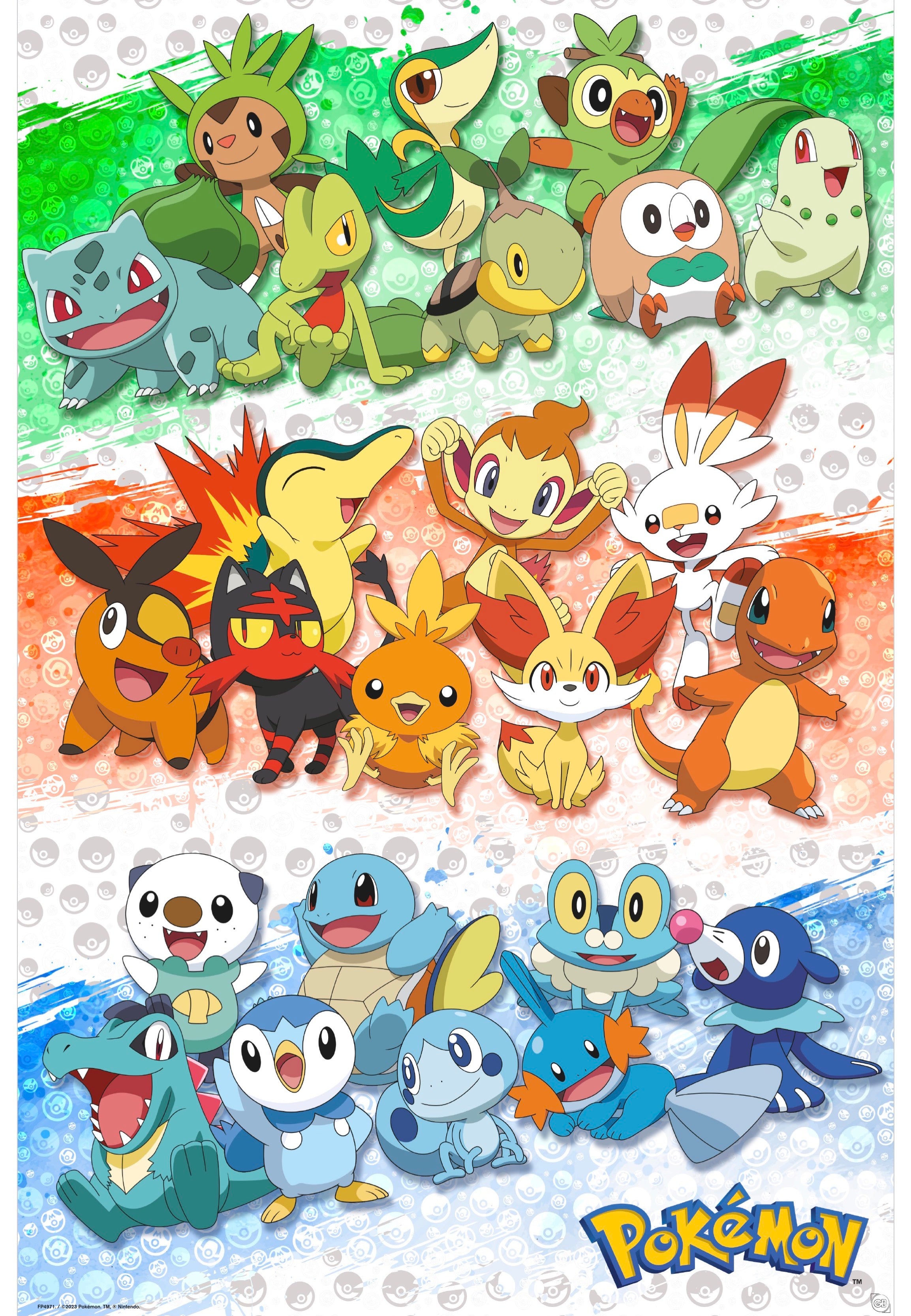 Pokémon - First Partners Maxi - Poster | Neutral-Image