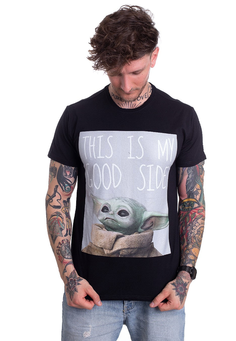 The Mandalorian - Baby Yoda Good Side - T-Shirt | Men-Image