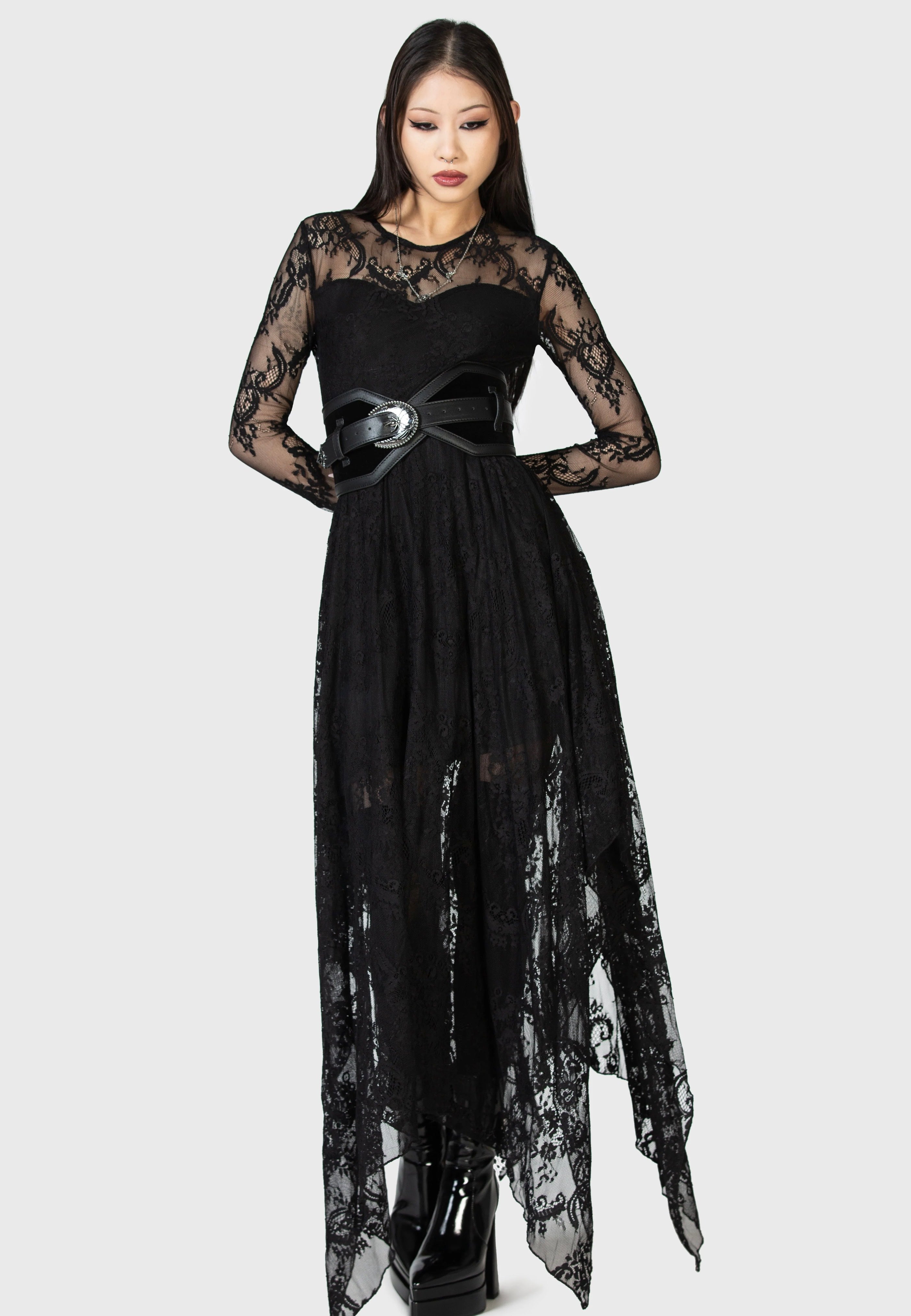 Killstar - Funeral Web Waist Black - Belt | Neutral-Image