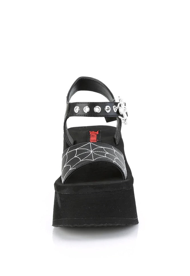 DemoniaCult - Funnel 10 Black - Girl Sandals | Women-Image