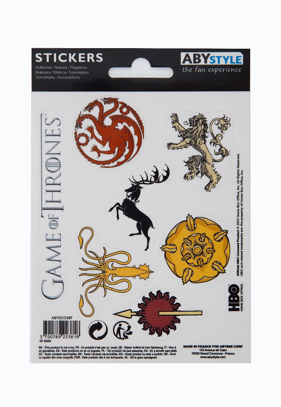 Game Of Thrones - Stark/ Sigils Mini - Sticker | Neutral-Image