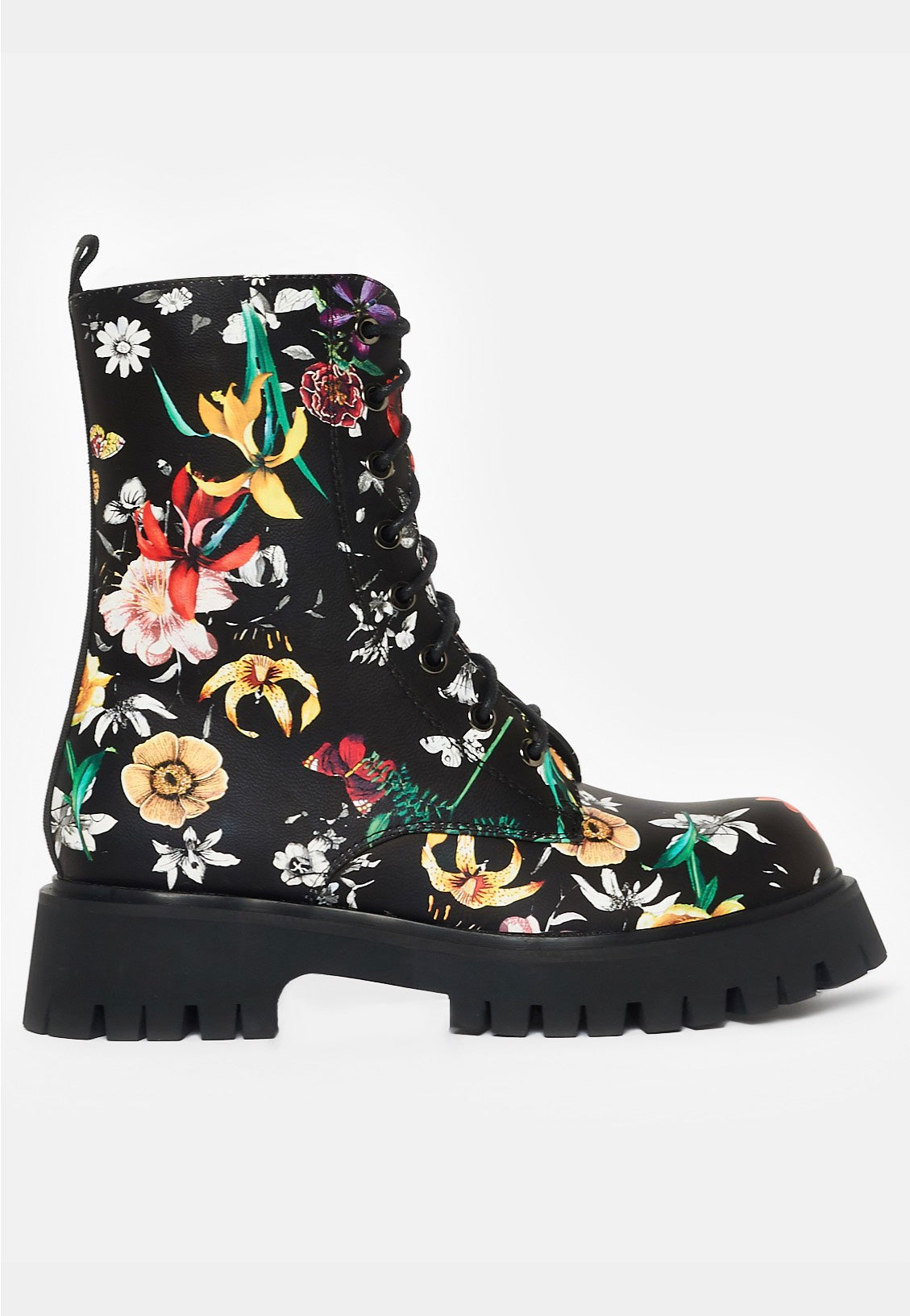 Koi Footwear - Garden Games Floral Print Black - Girl Shoes | Women-Image