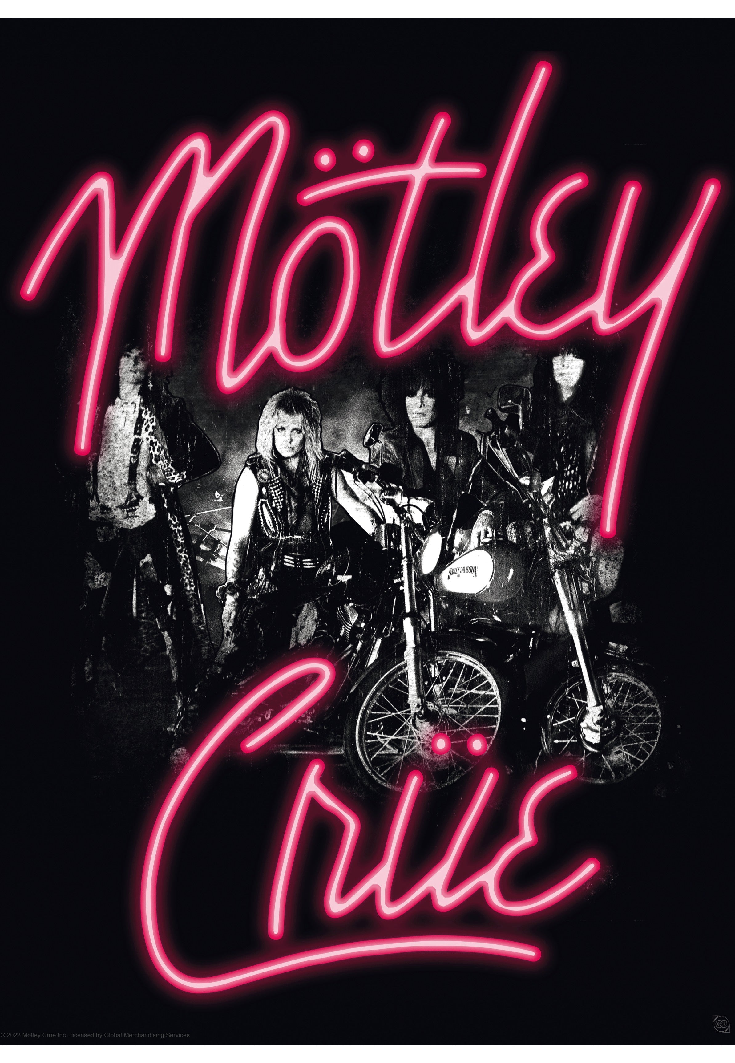 Mötley Crüe - Neon and Straightjackets Chibi Set - Poster | Neutral-Image