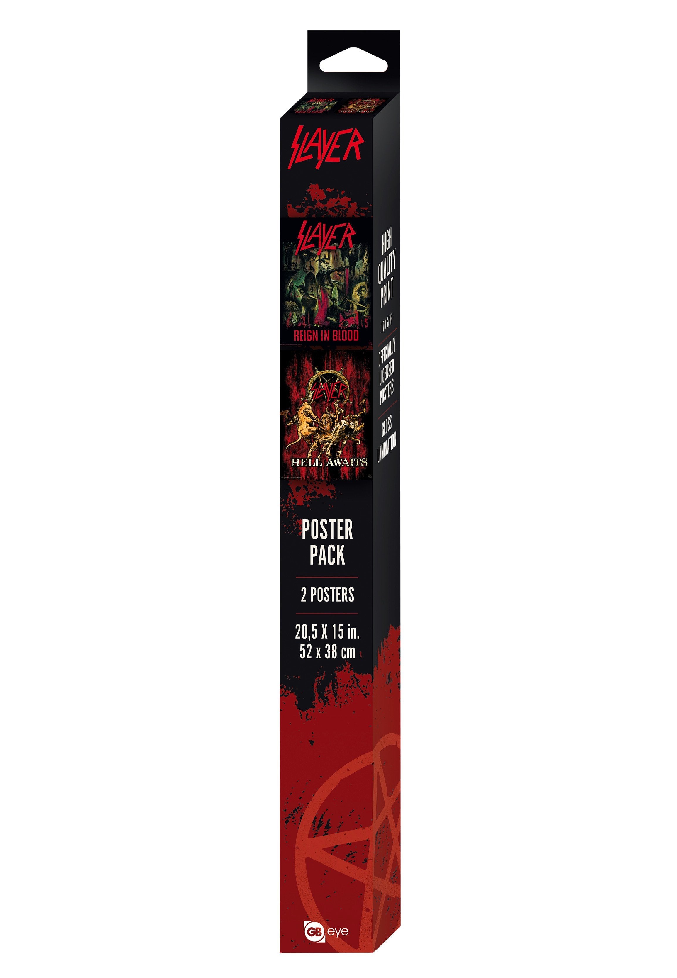 Slayer - Reign In Blood/ Hell Awaits Chibi Set - Poster | Neutral-Image