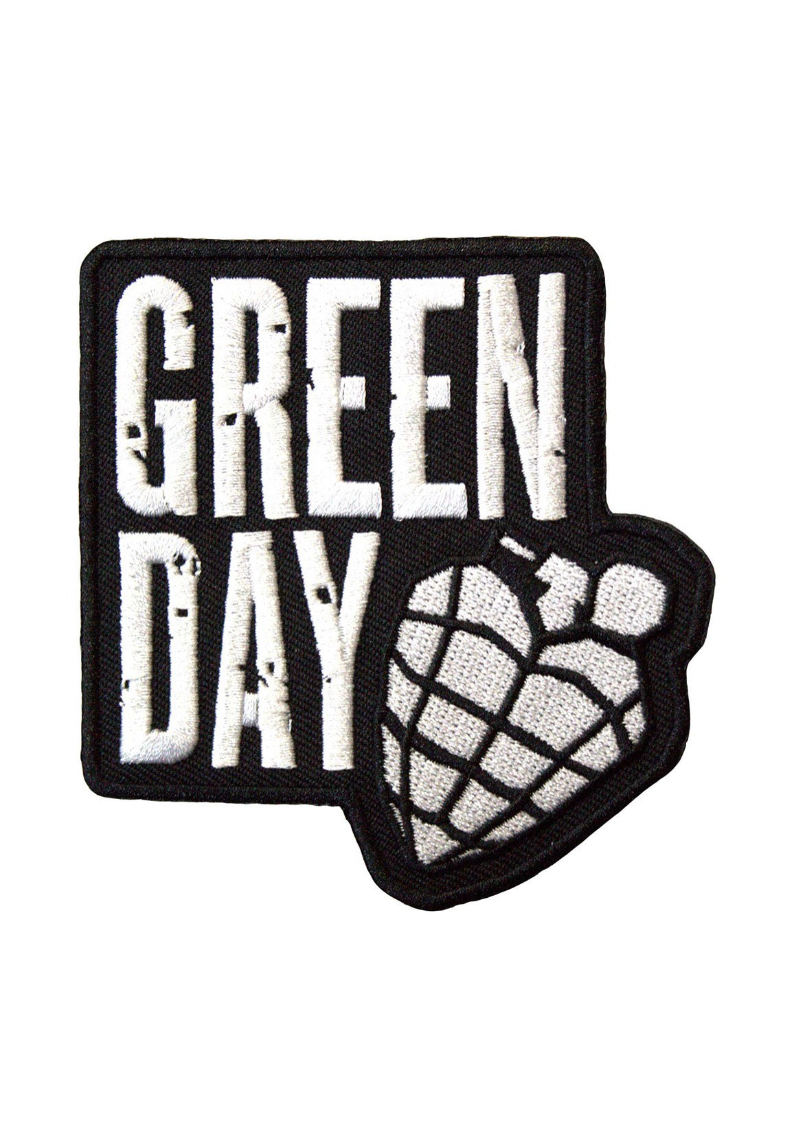 Green Day - Stacked Logo & Grenade - Patch | Neutral-Image