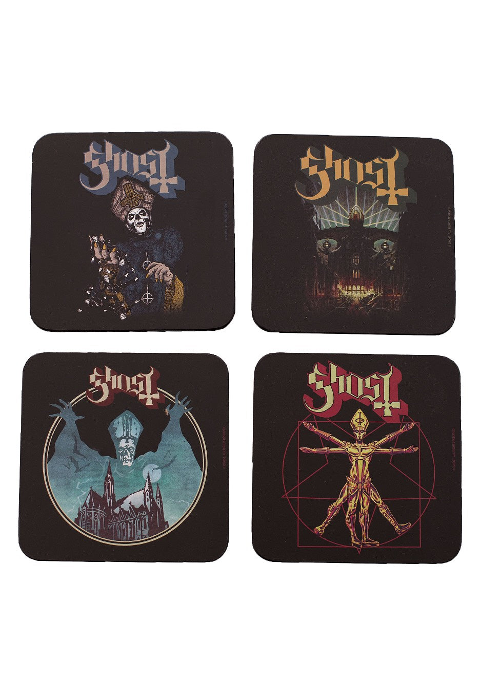 Ghost - 4 Pack - Coaster | Neutral-Image